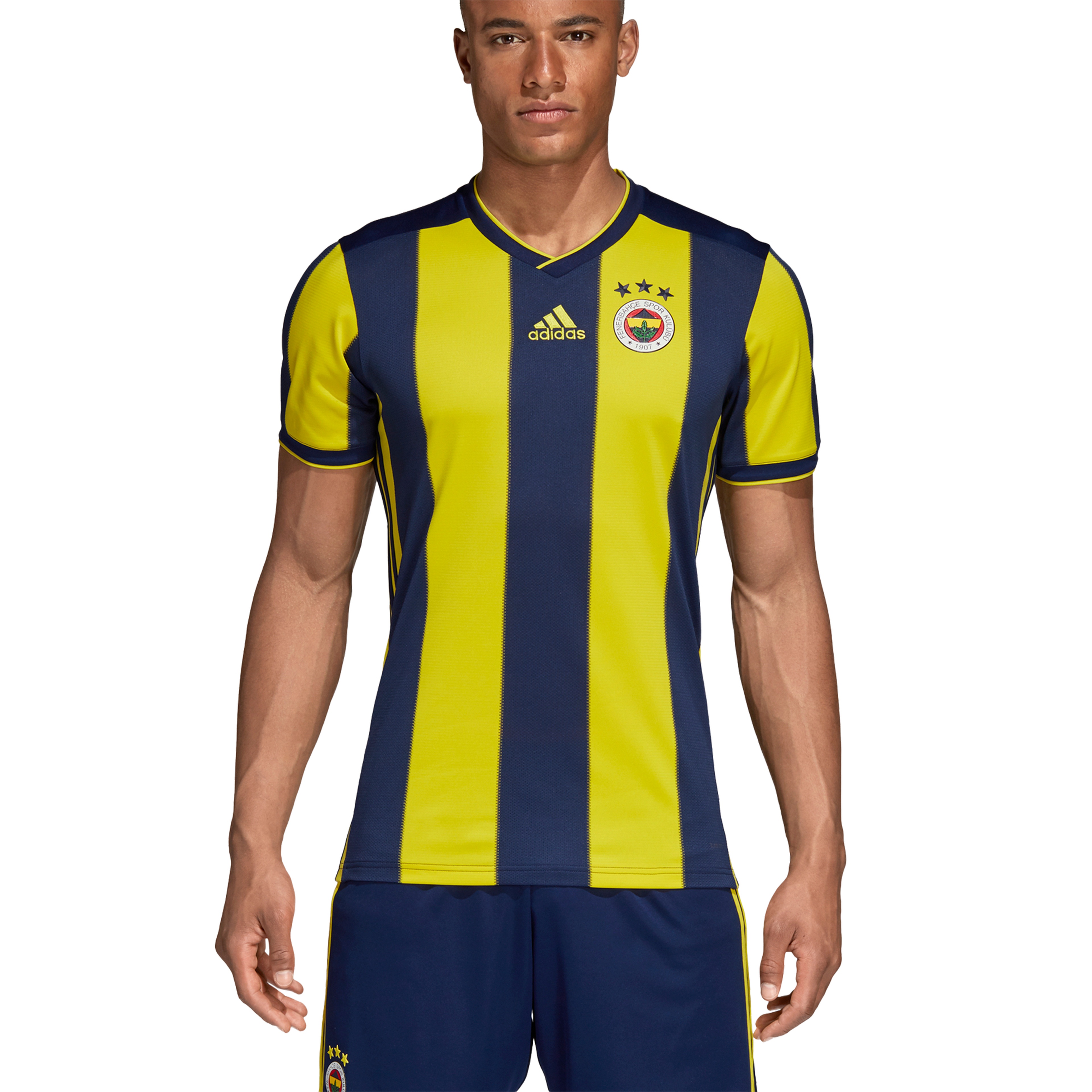adidas Fenerbahçe 2018-2019 Staydum Çubuklu İç Saha Erkek Forma