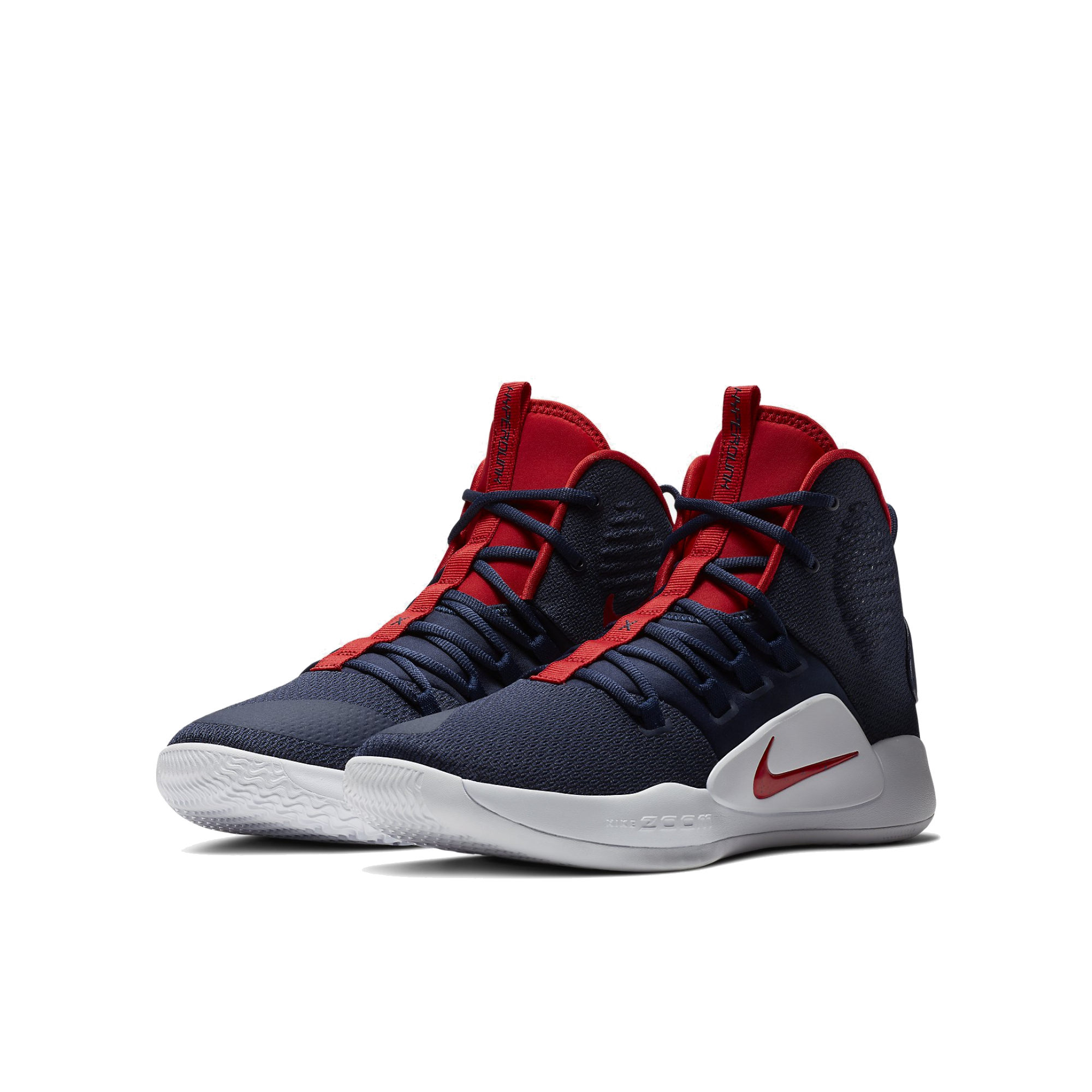 NIKE HYPERDUNK X バスケットボールシューズ ネイビー レッド f29044cc-ab58-43da-a795-