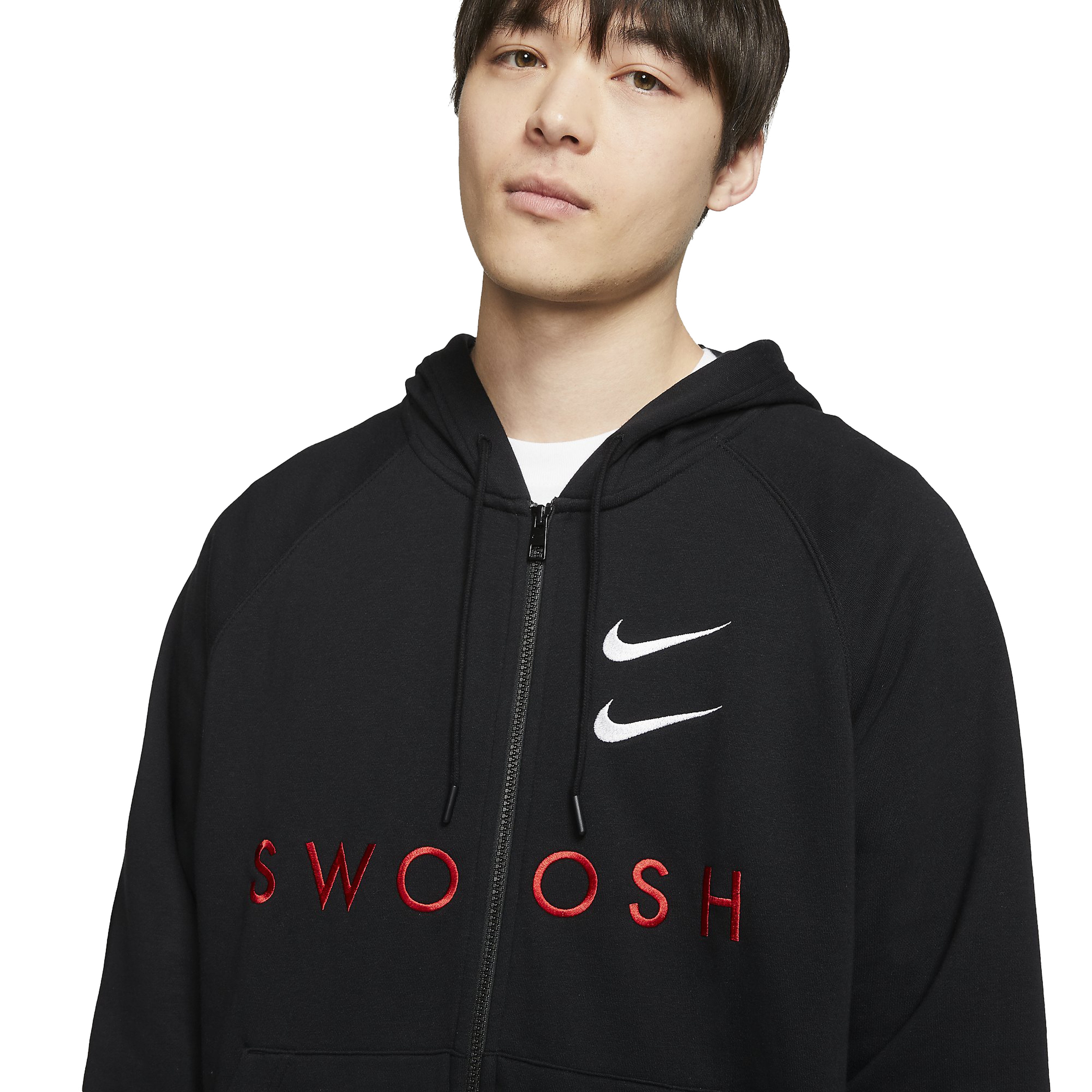 Nike Sportswear Swoosh Full-Zip French Terry Hoodie Erkek