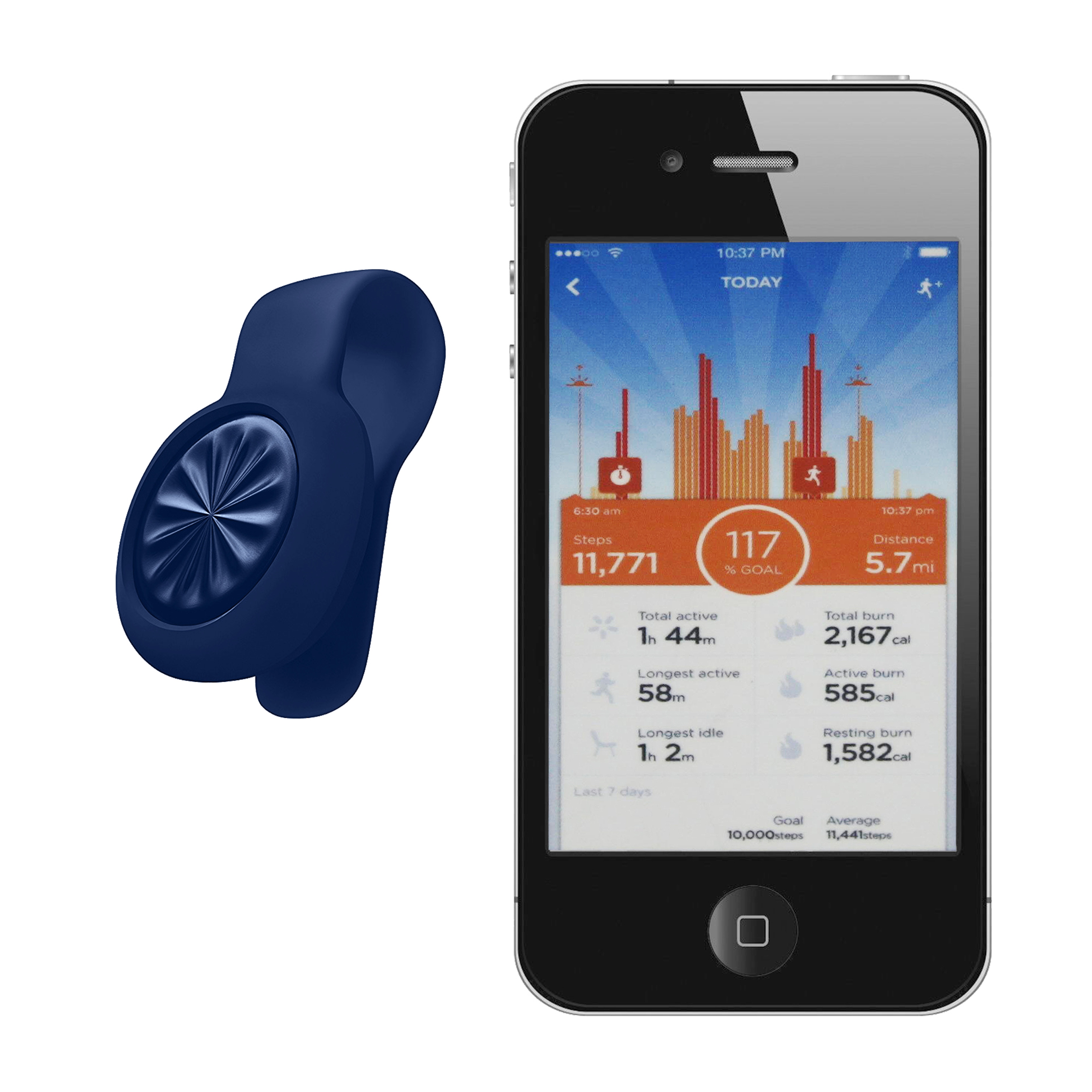 Jawbone Up Move Blue Burst Akıllı Bileklik