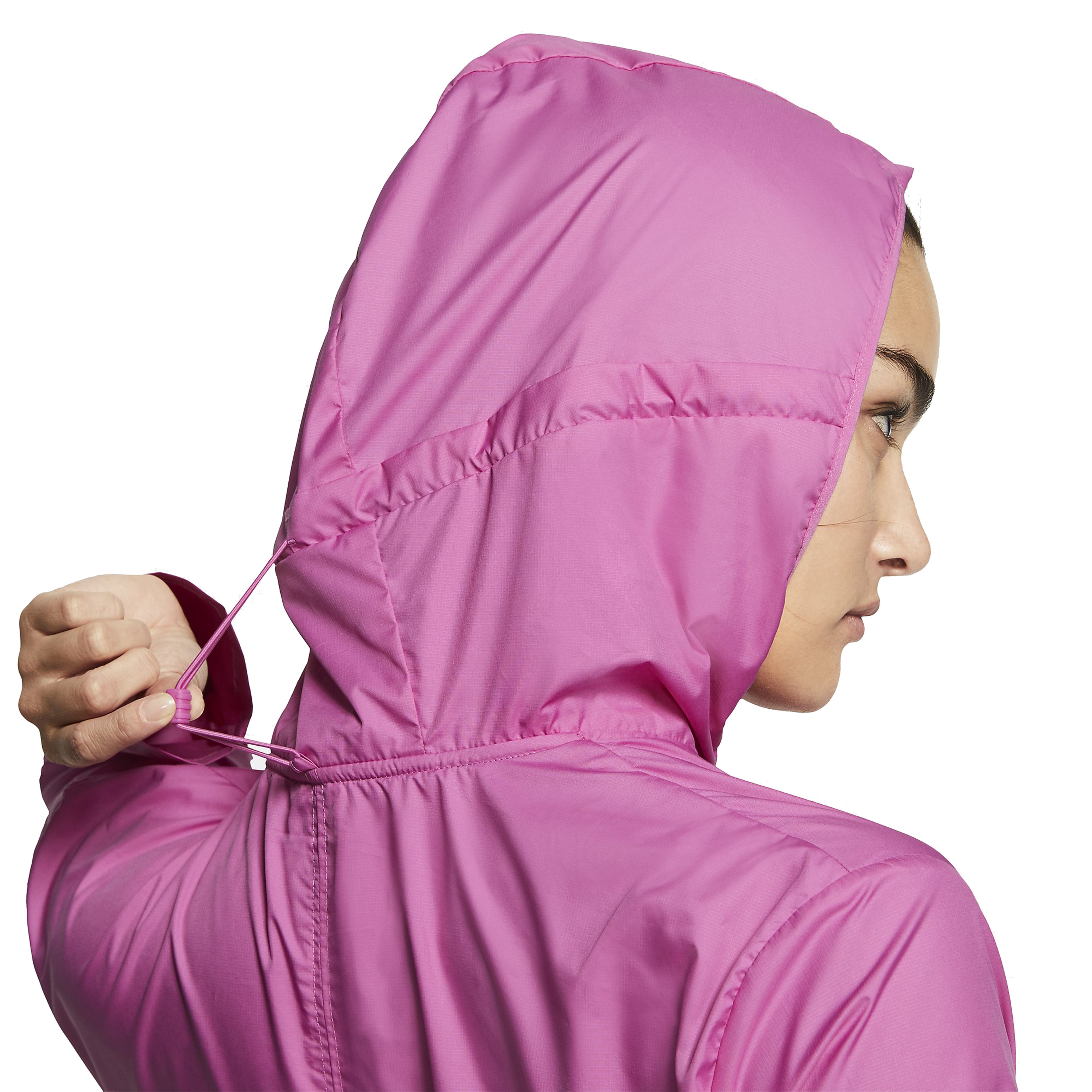 nike essential women's packable running rain jacket