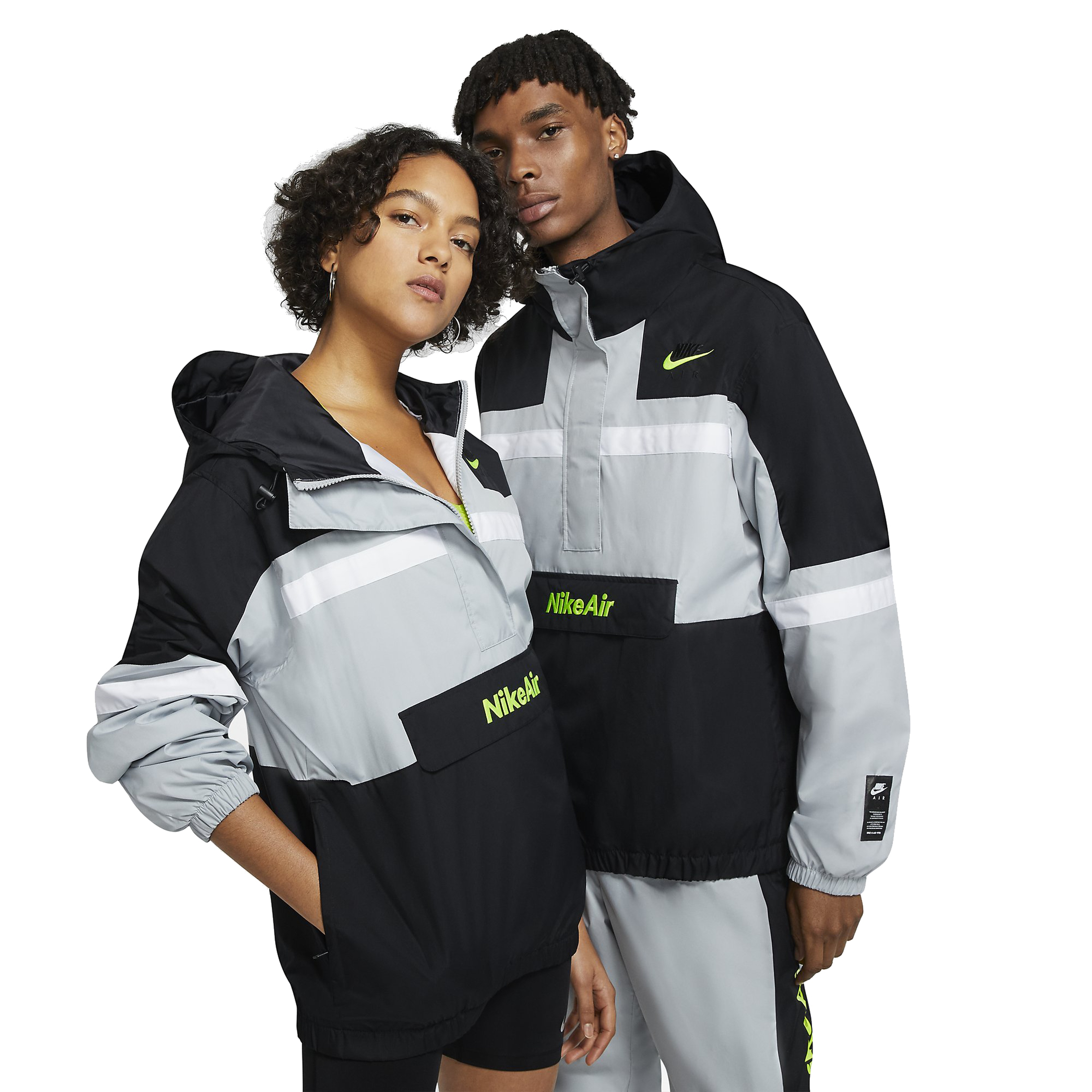 nike air woven half zip