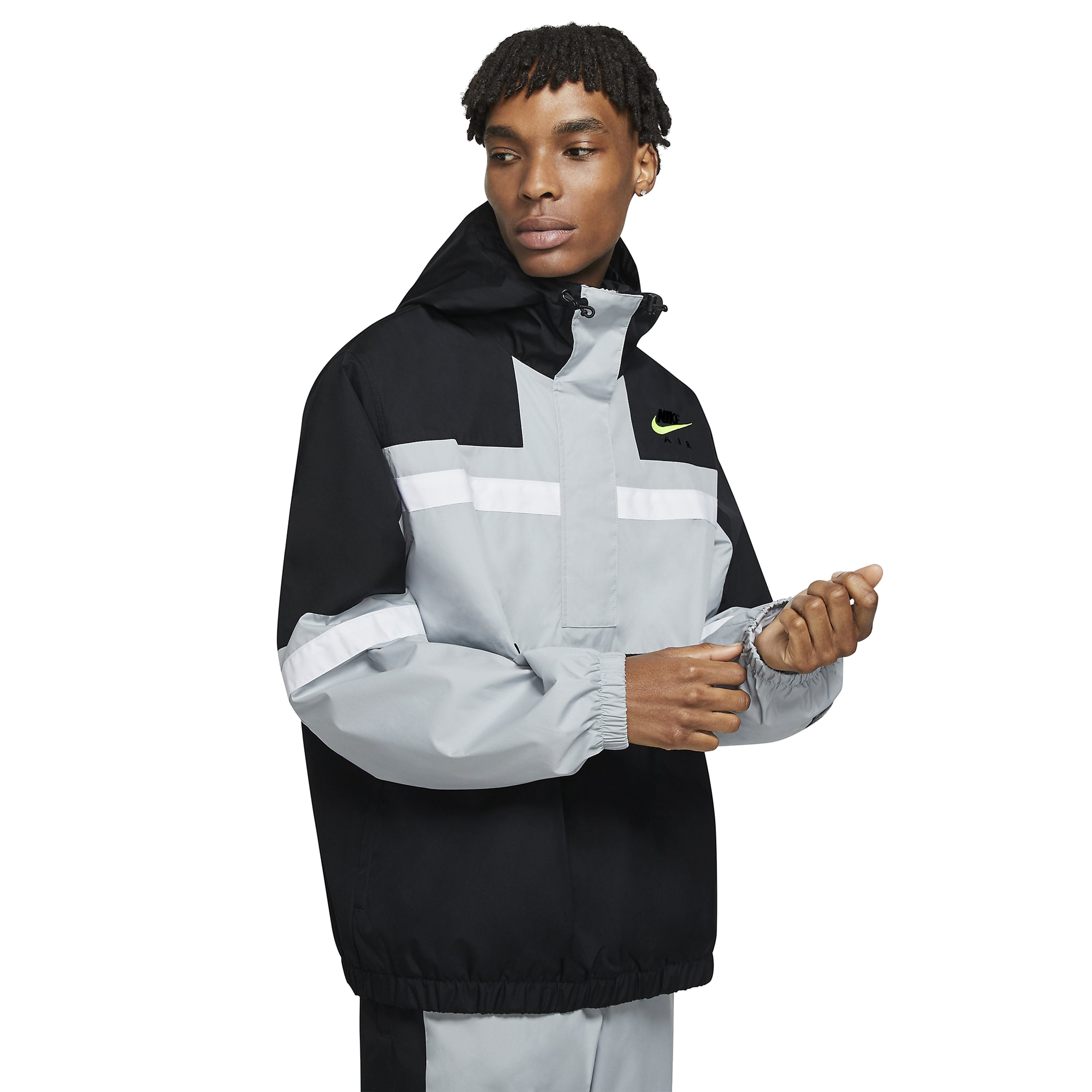 Nike Air Woven Half-Zip Hoodie Erkek Kapüşonlu Ceket | Barçın