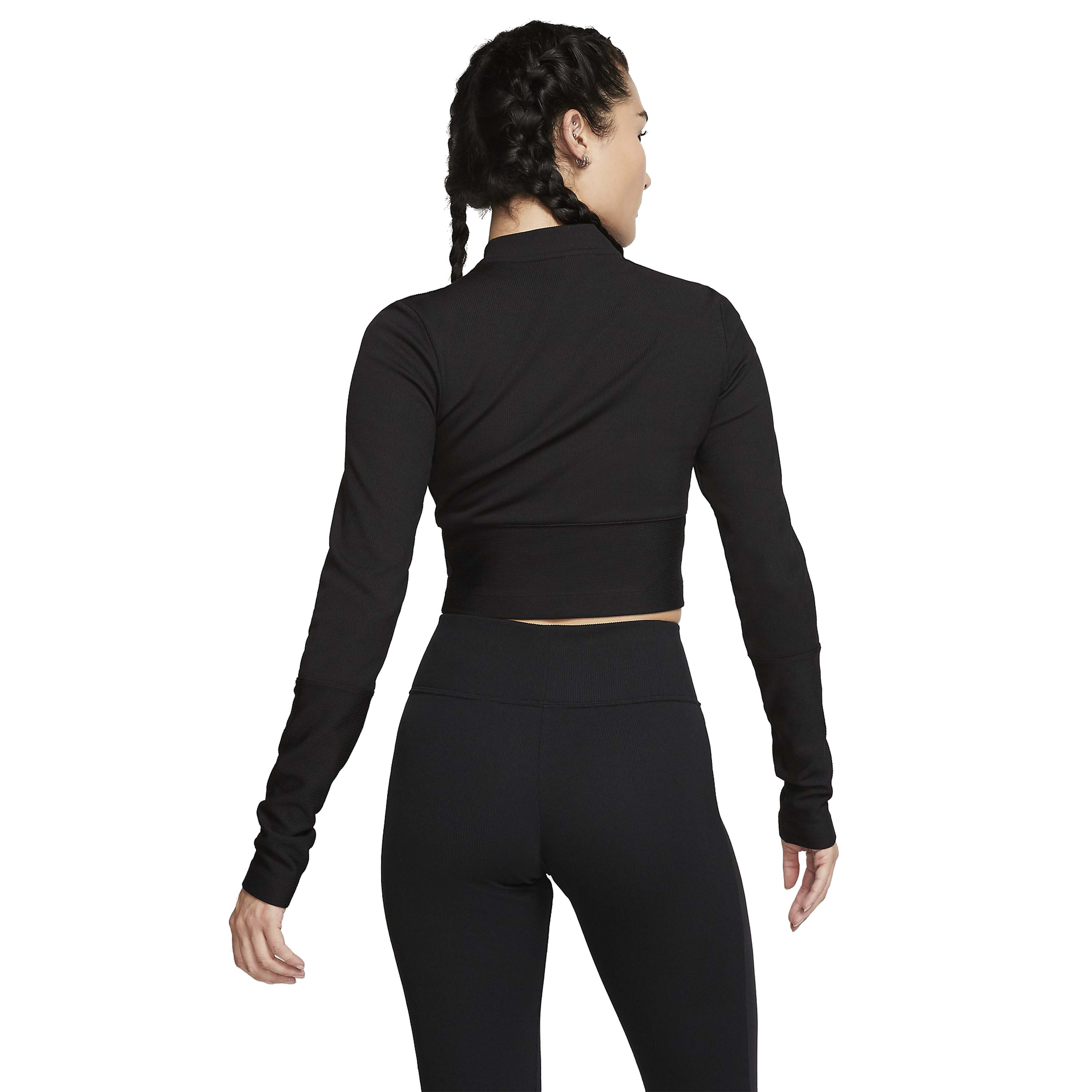 Nike Air Ribbed Long-Sleeve Top Uzun Kollu Kadın Tişört