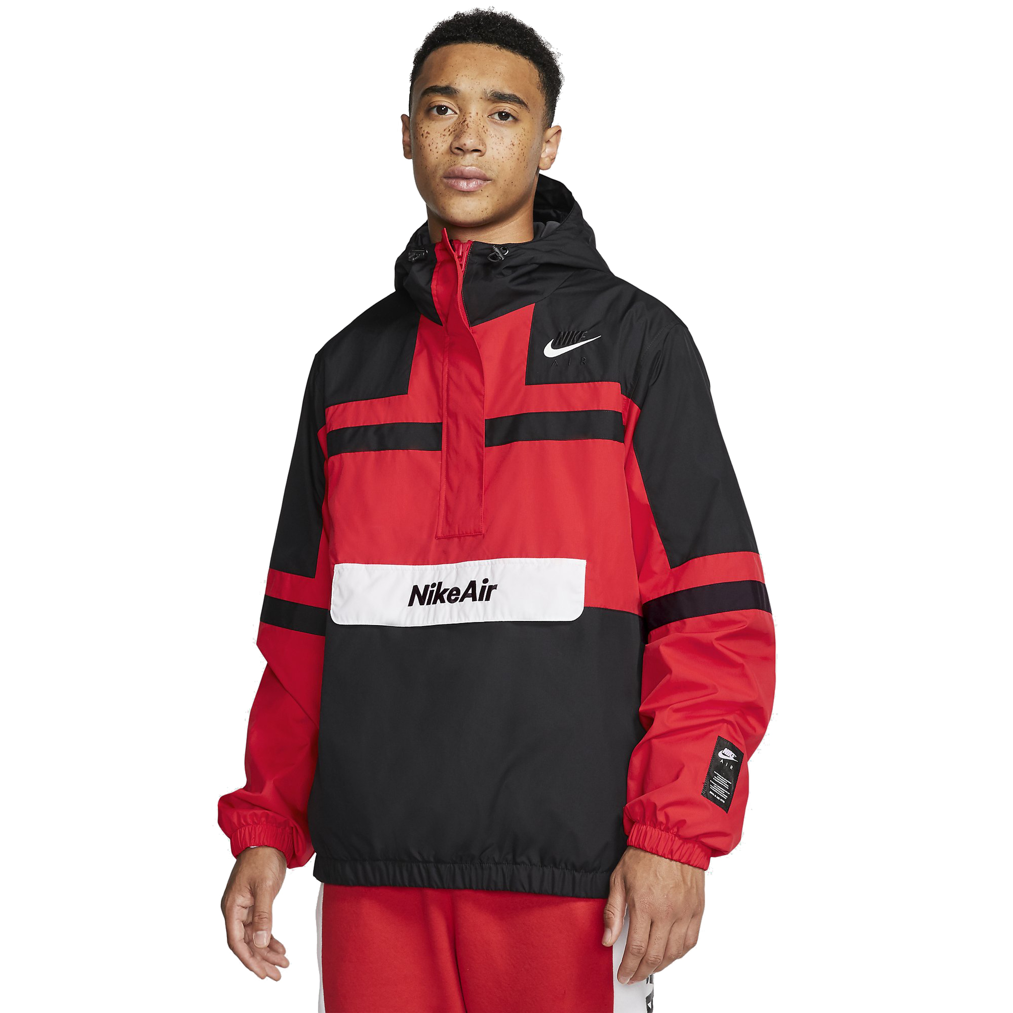 Nike Air Woven Half-Zip Hoodie Erkek Kapüşonlu Ceket