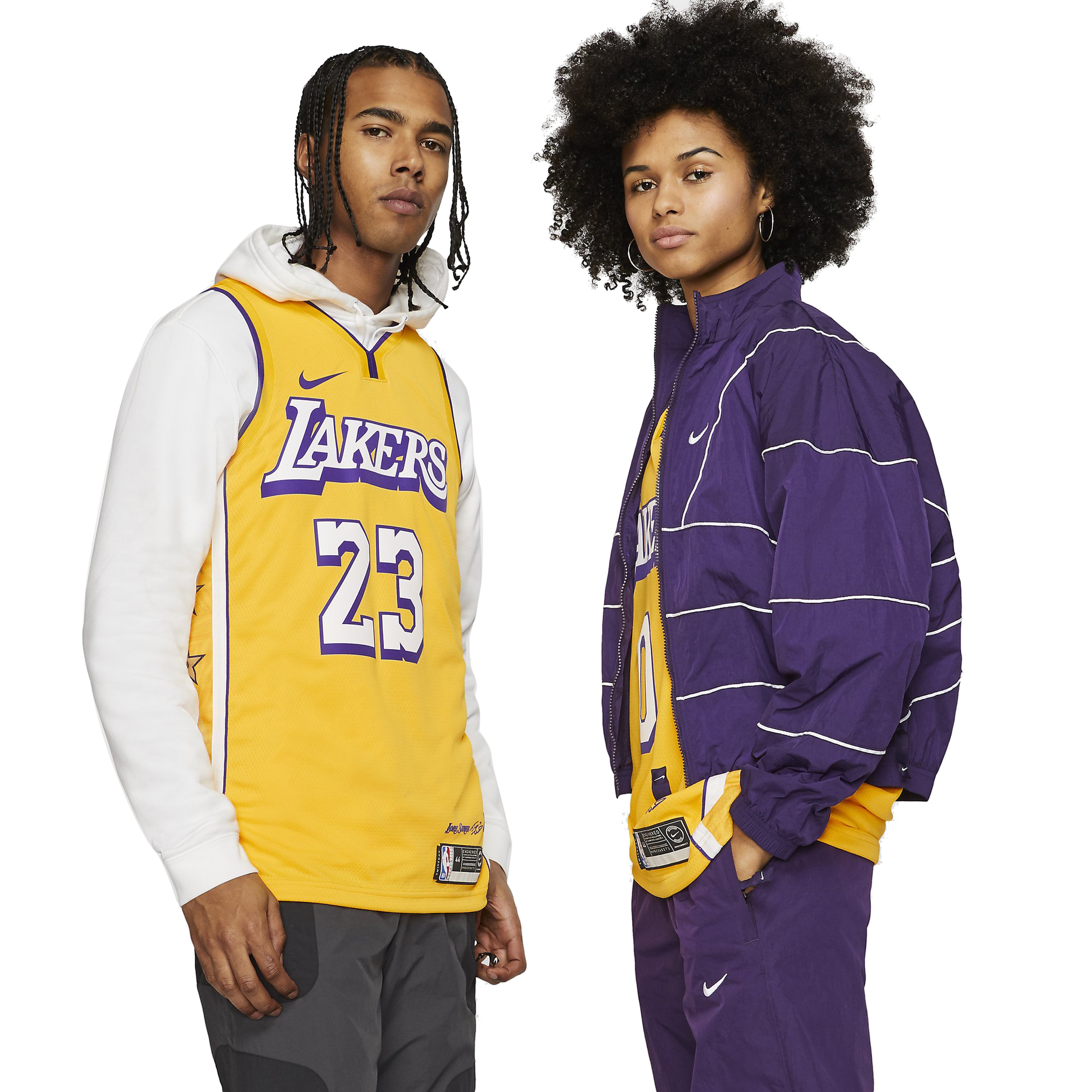Nike LeBron James Lakers – City Edition NBA Swingman Jersey Erkek Forma
