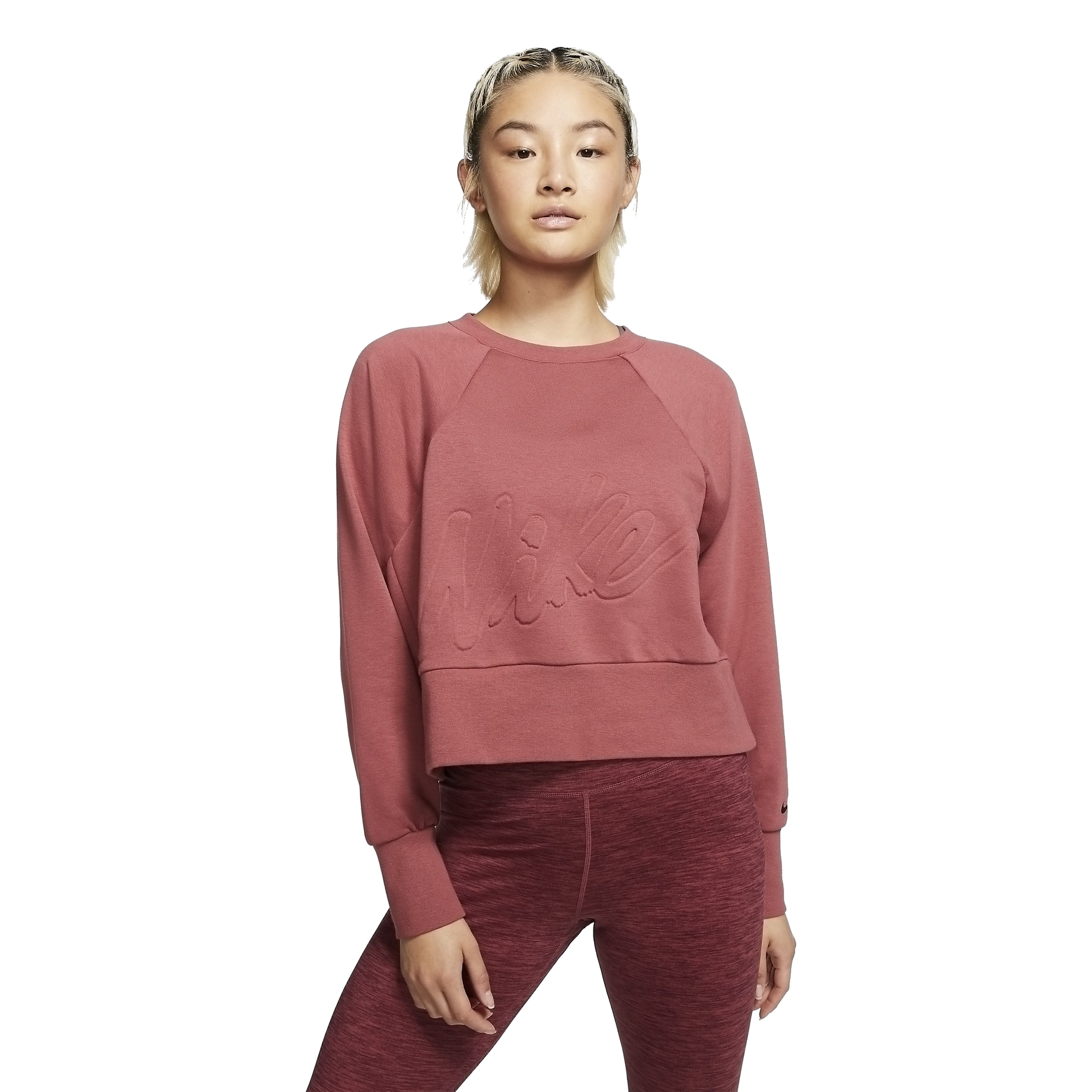 Nike Dri-Fit Fleece Get Fit Lux Crew Kadın Sweatshirt