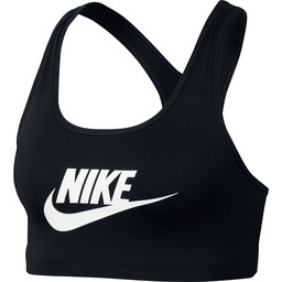 Nike Classic Swoosh Futura Medium Support Sports Kadın Büstiyer