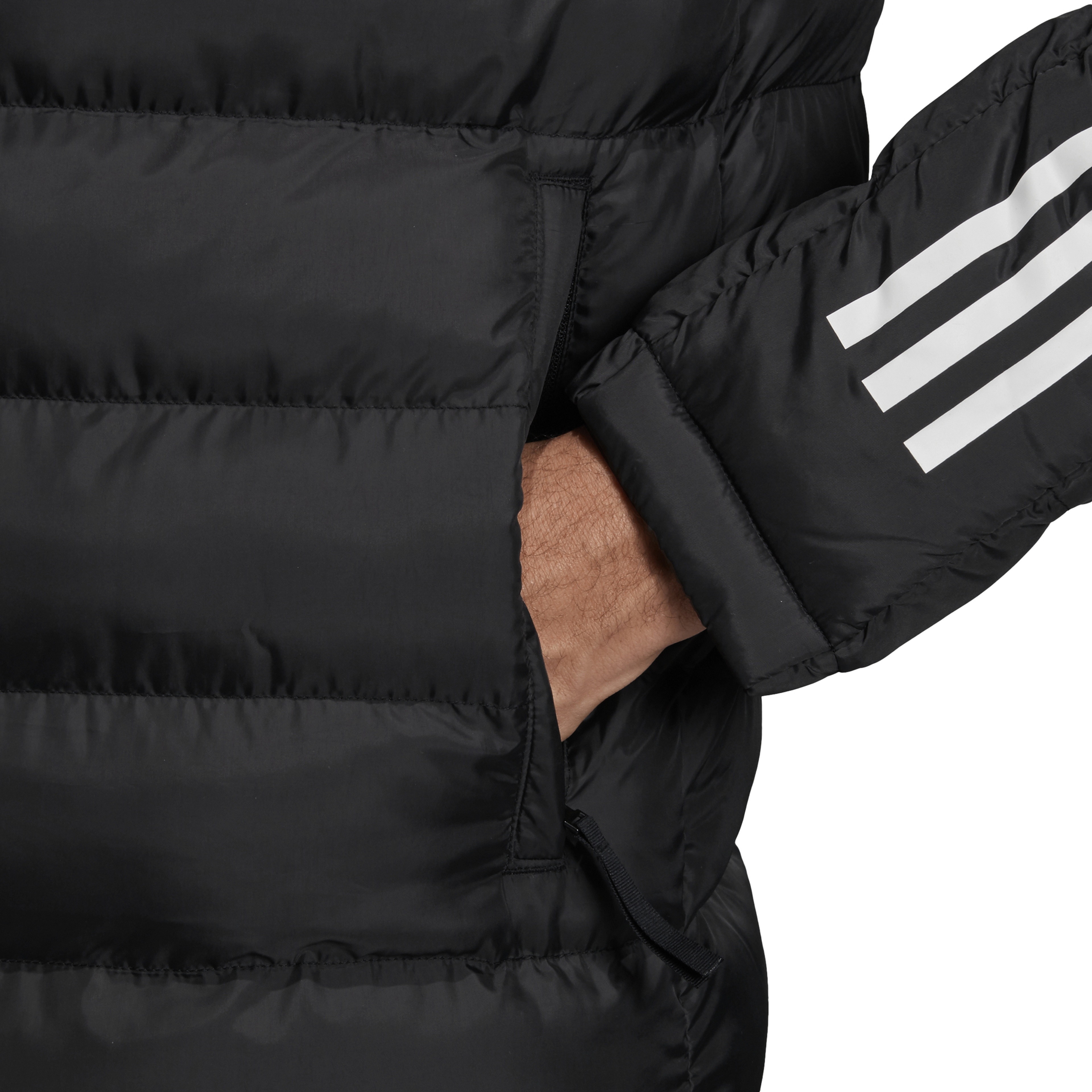adidas Itavic 3-Stripes 2.0 Hooded Erkek Kapüşonlu Mont
