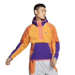 Nike Sportswear Heritage 1/2-Zip Sherpa Winter Hoodie Erkek Sweatshirt