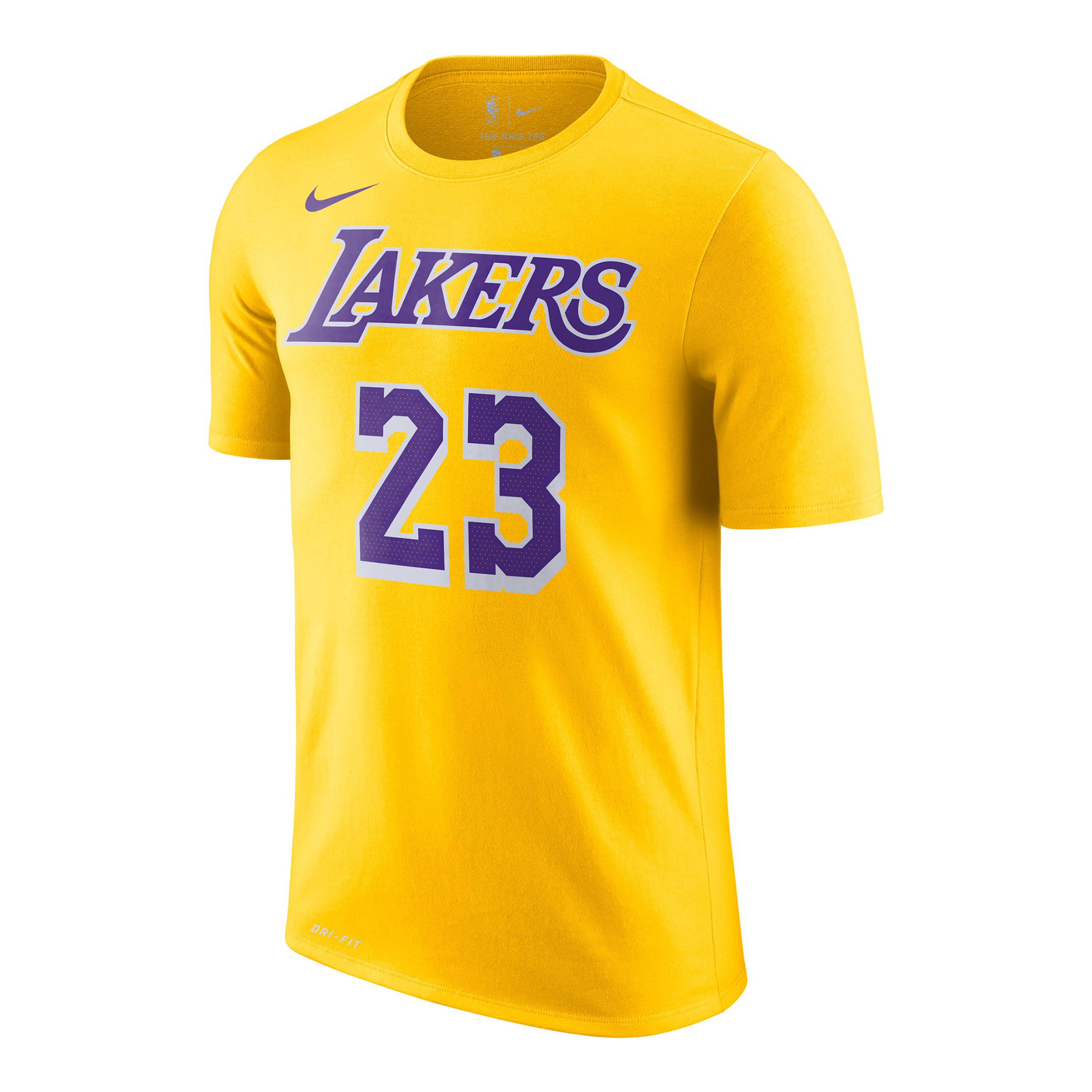 Nike LeBron James Los Angeles Lakers Dri-Fit NBA Erkek Tişört