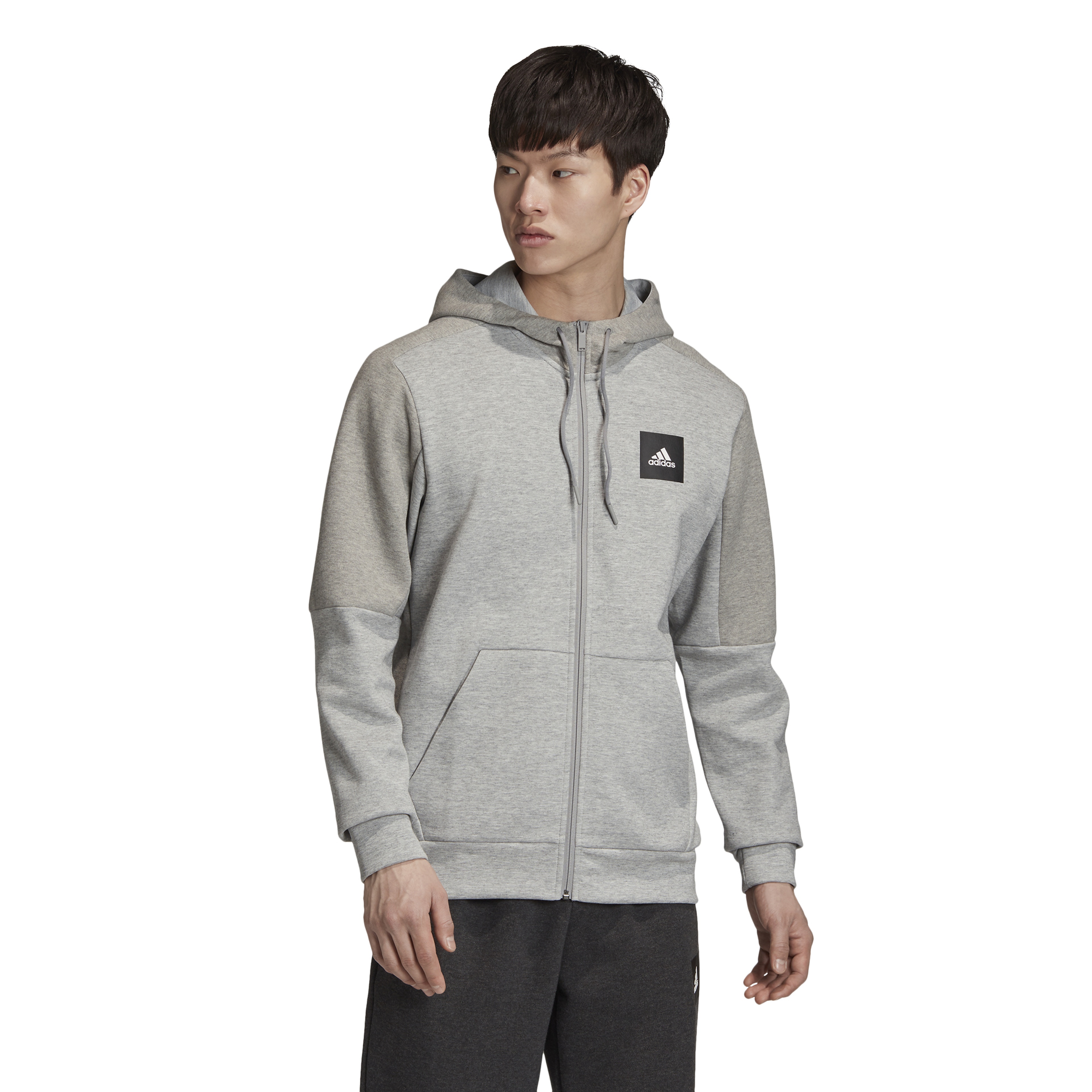 adidas Must Haves Full-Zip Stadium Hoodie Erkek Sweatshirt