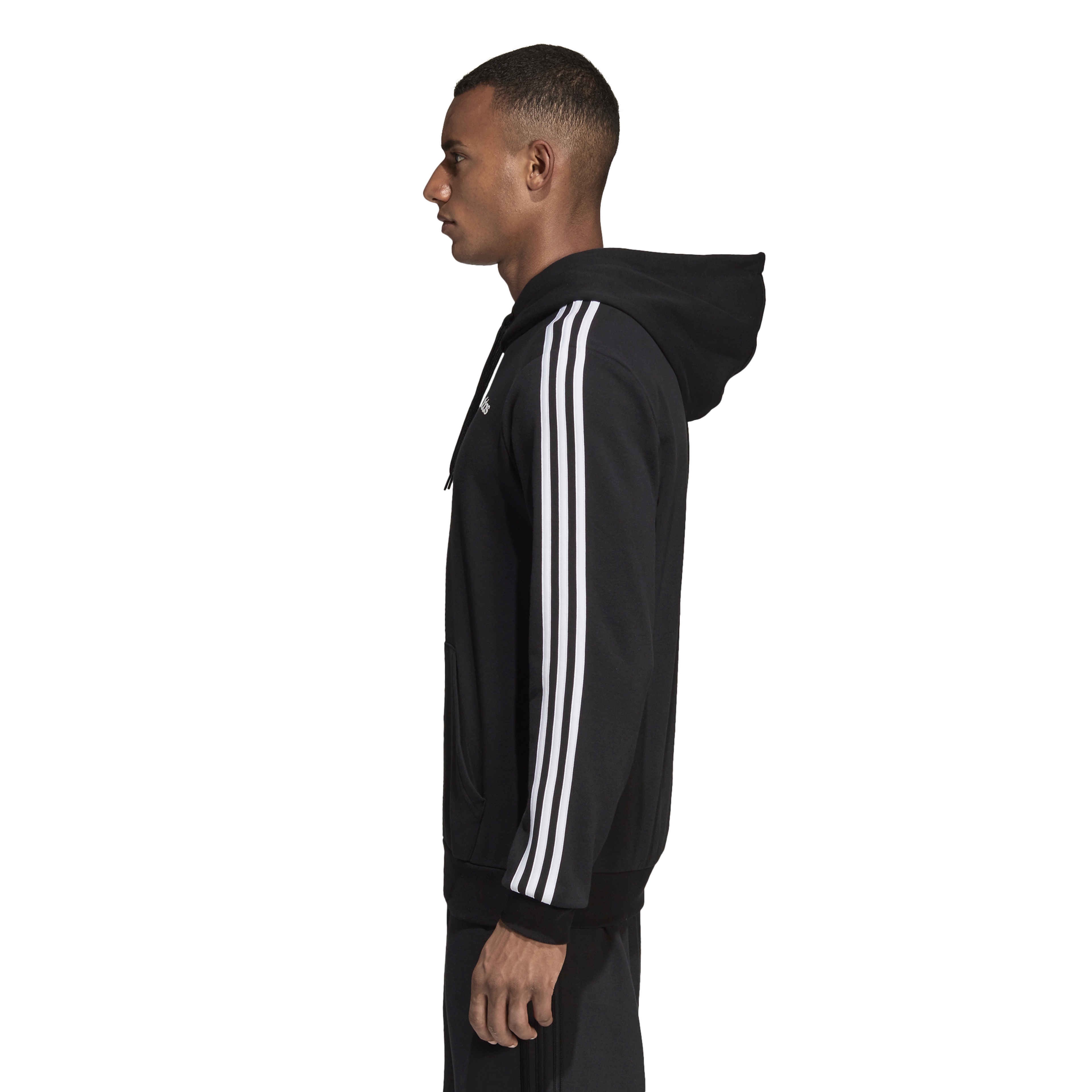 adidas Essentials 3-StripeS Pullover Hoodie Erkek Sweatshirt