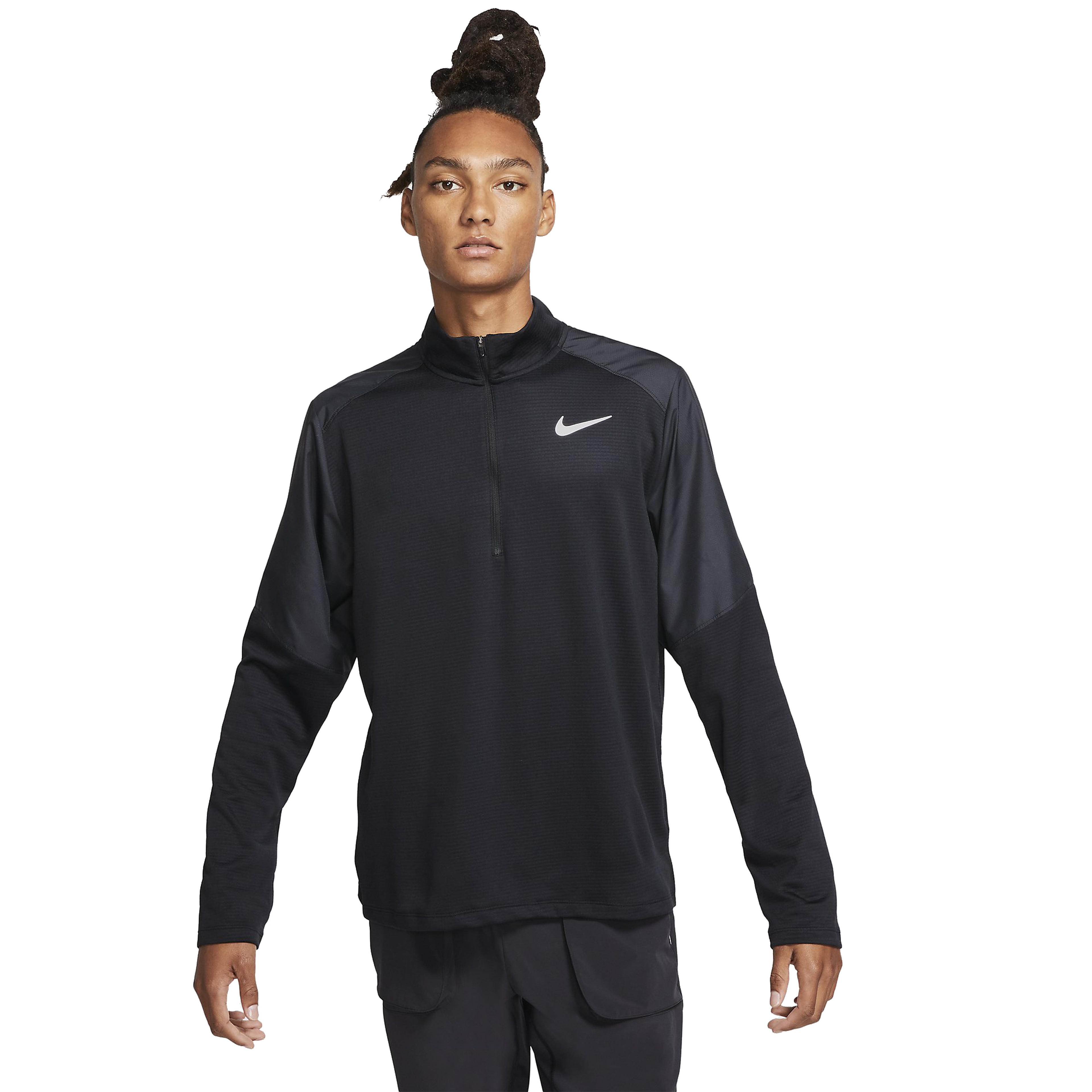 Nike Pacer Hybrid Half-Zip Long-Sleeve Top Erkek Tişört