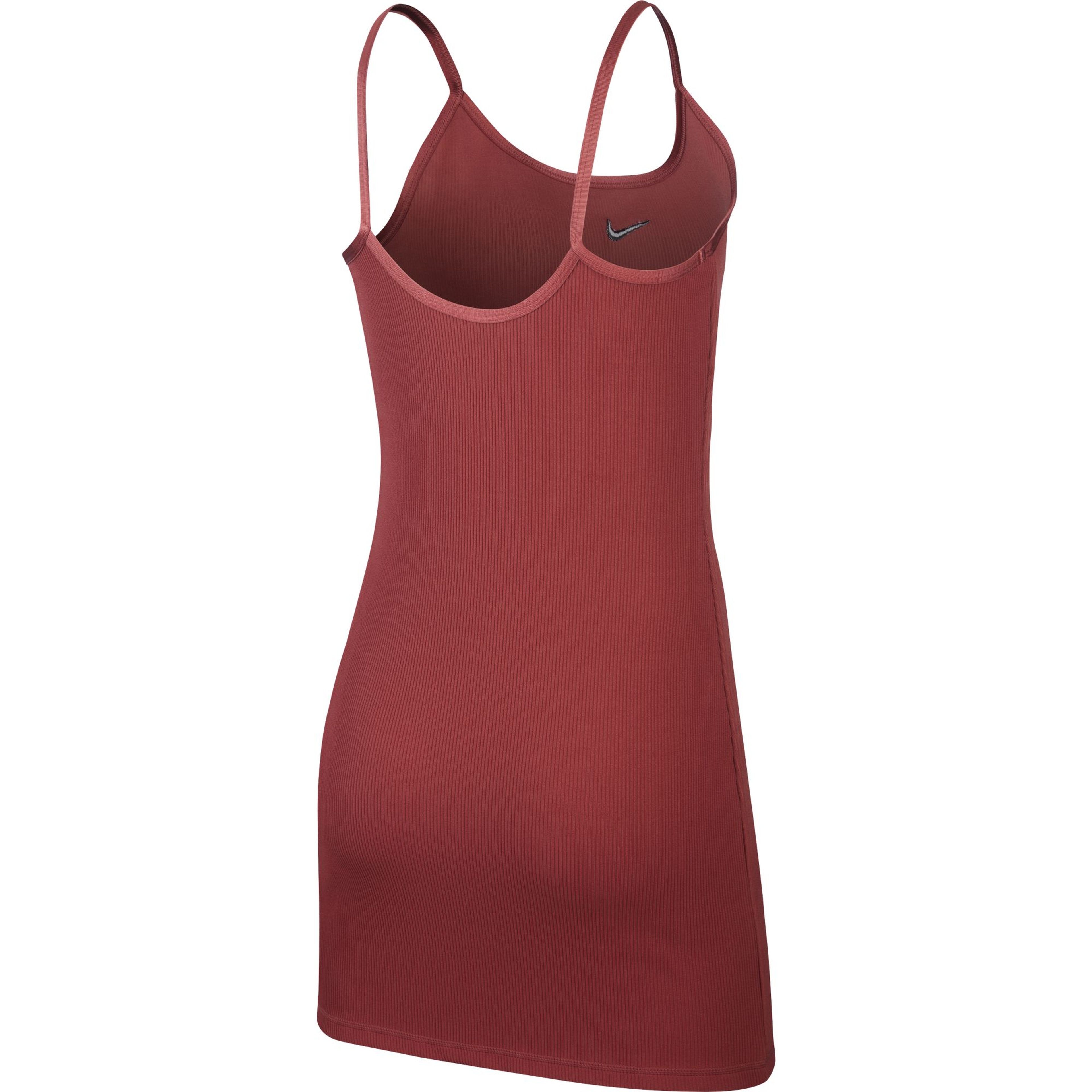 strapless open back dress Nike Sportswear Chill Knit Women's Tight Mini-Rib Tank Dress – Rashid  Cassim Sports main image 1