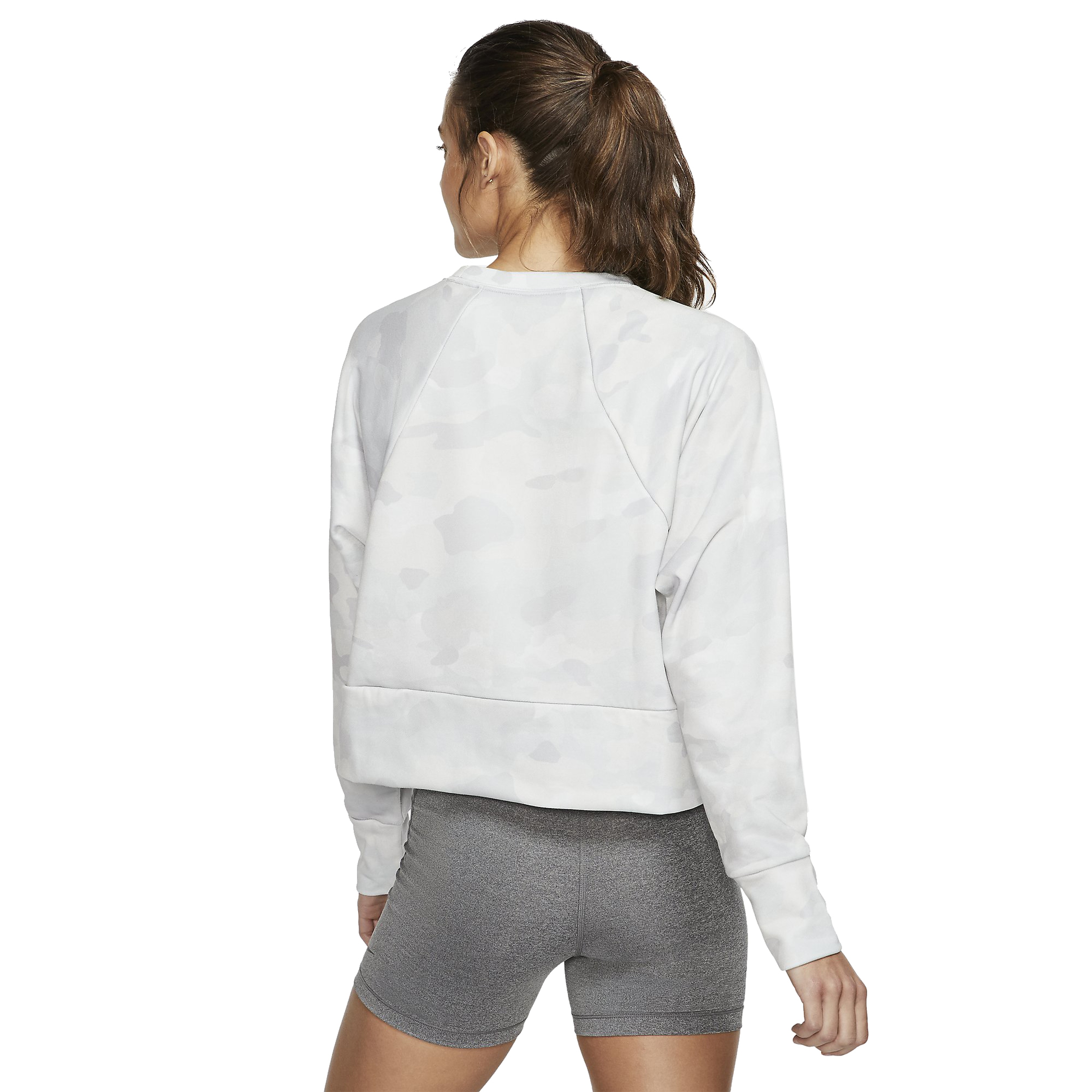 Nike Dri-Fit Fleece Camouflage Training Top Kadın Sweatshirt