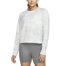 Nike Dri-Fit Fleece Camouflage Training Top Kadın Sweatshirt