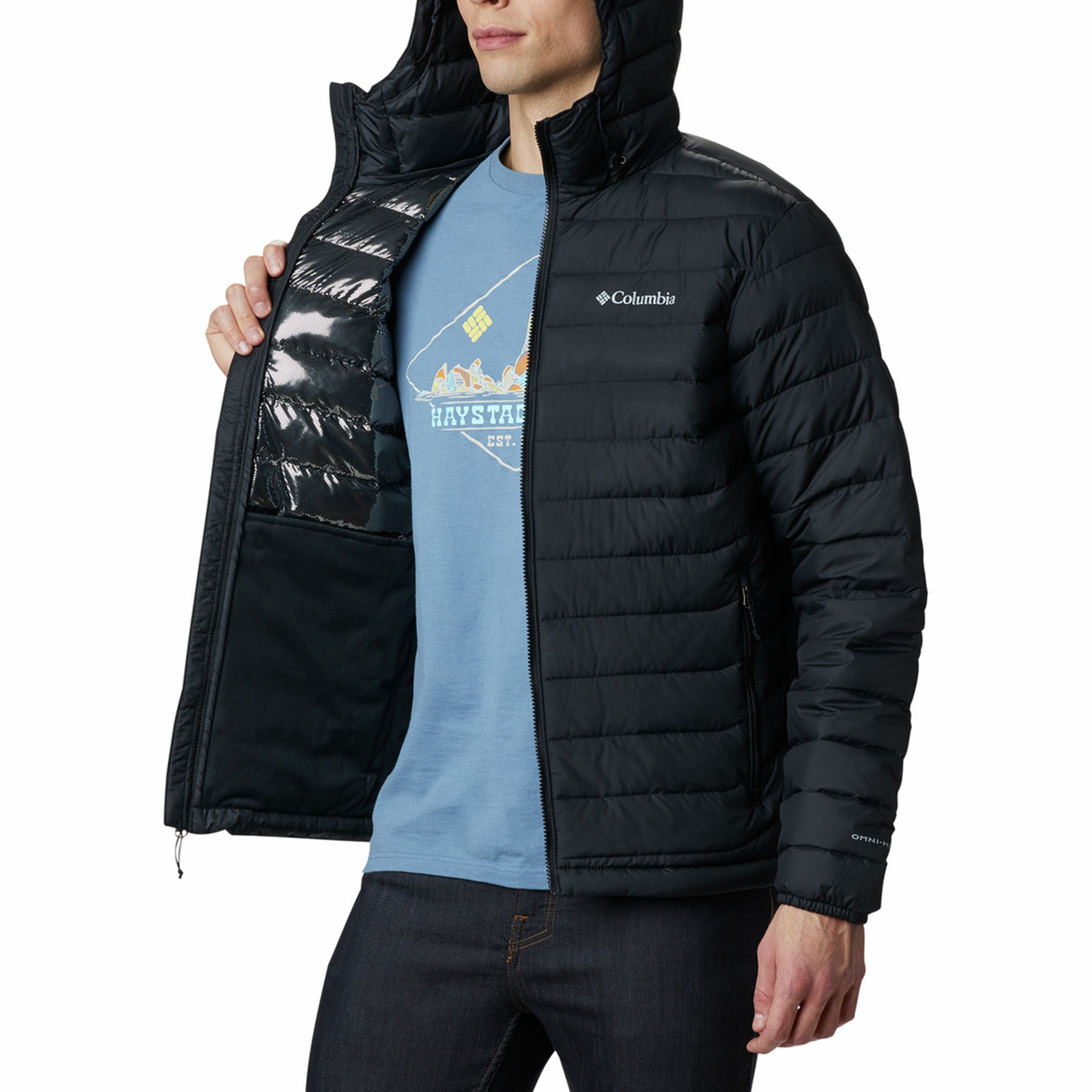 Columbia Powder Lite™ Full-Zip Hoodie Erkek Mont