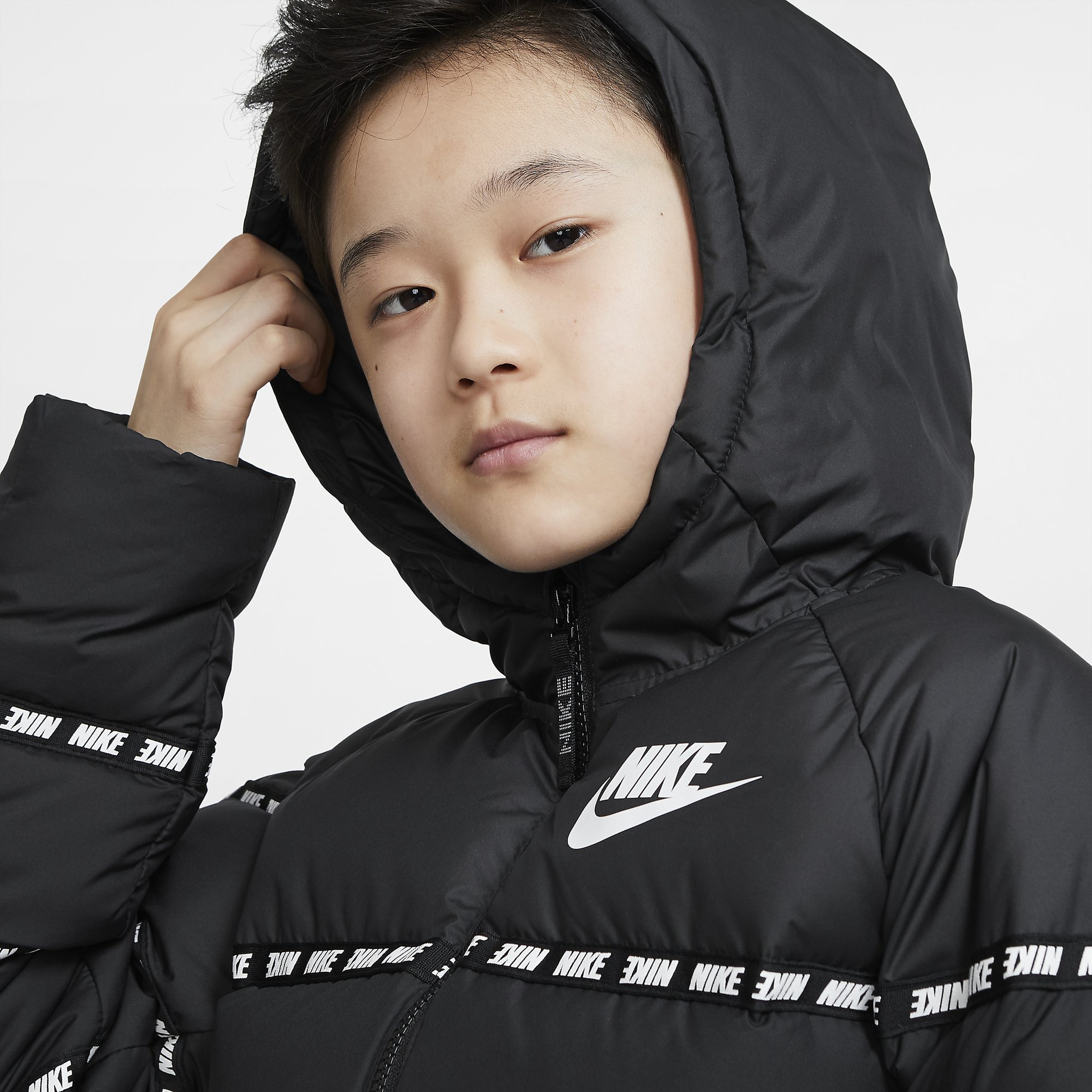 Nike Sportswear Down Full-Zip Hoodie Çocuk Mont