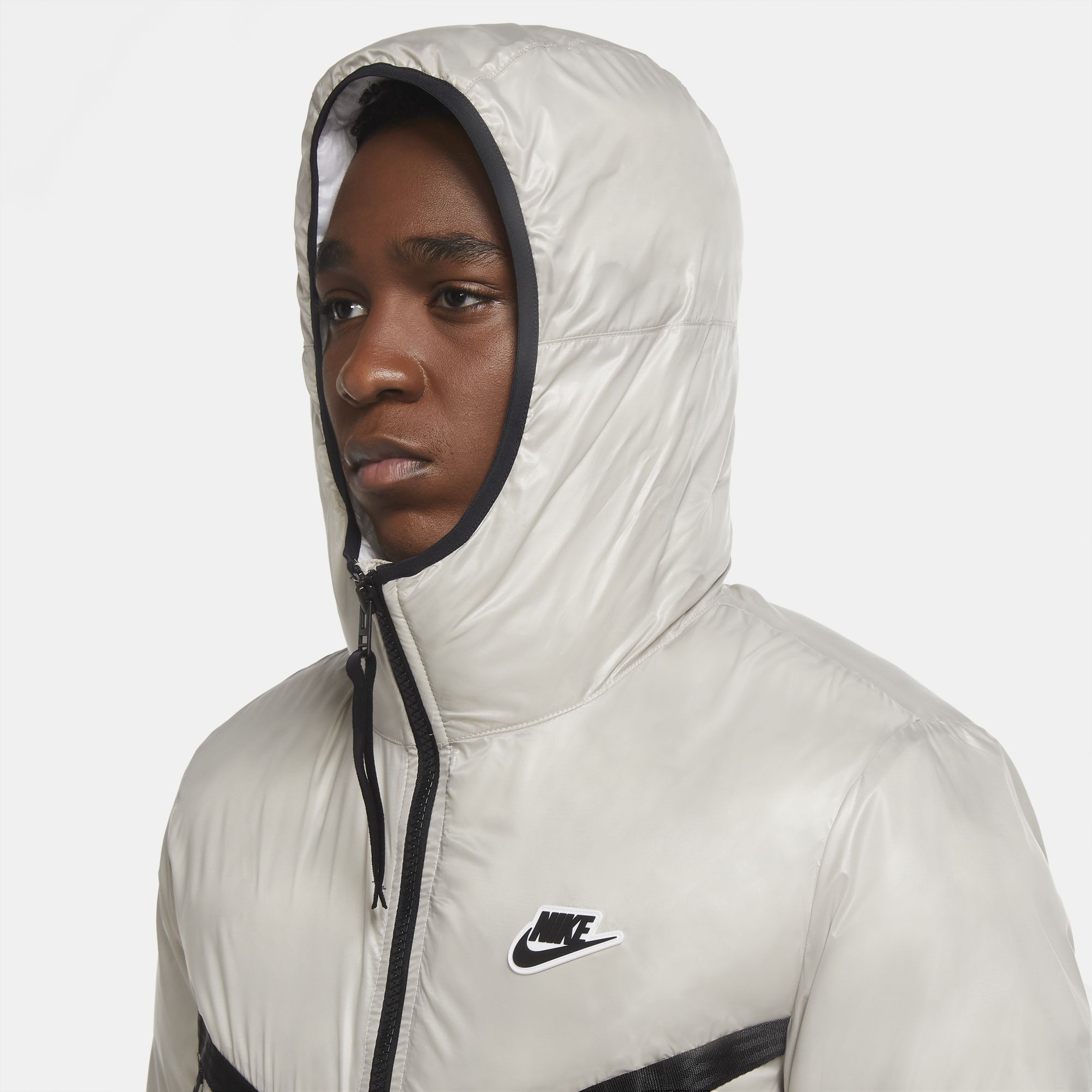 Nike Sportswear Synthetic-Fill Windrunner Repel Full-Zip Hoodie Erkek Mont