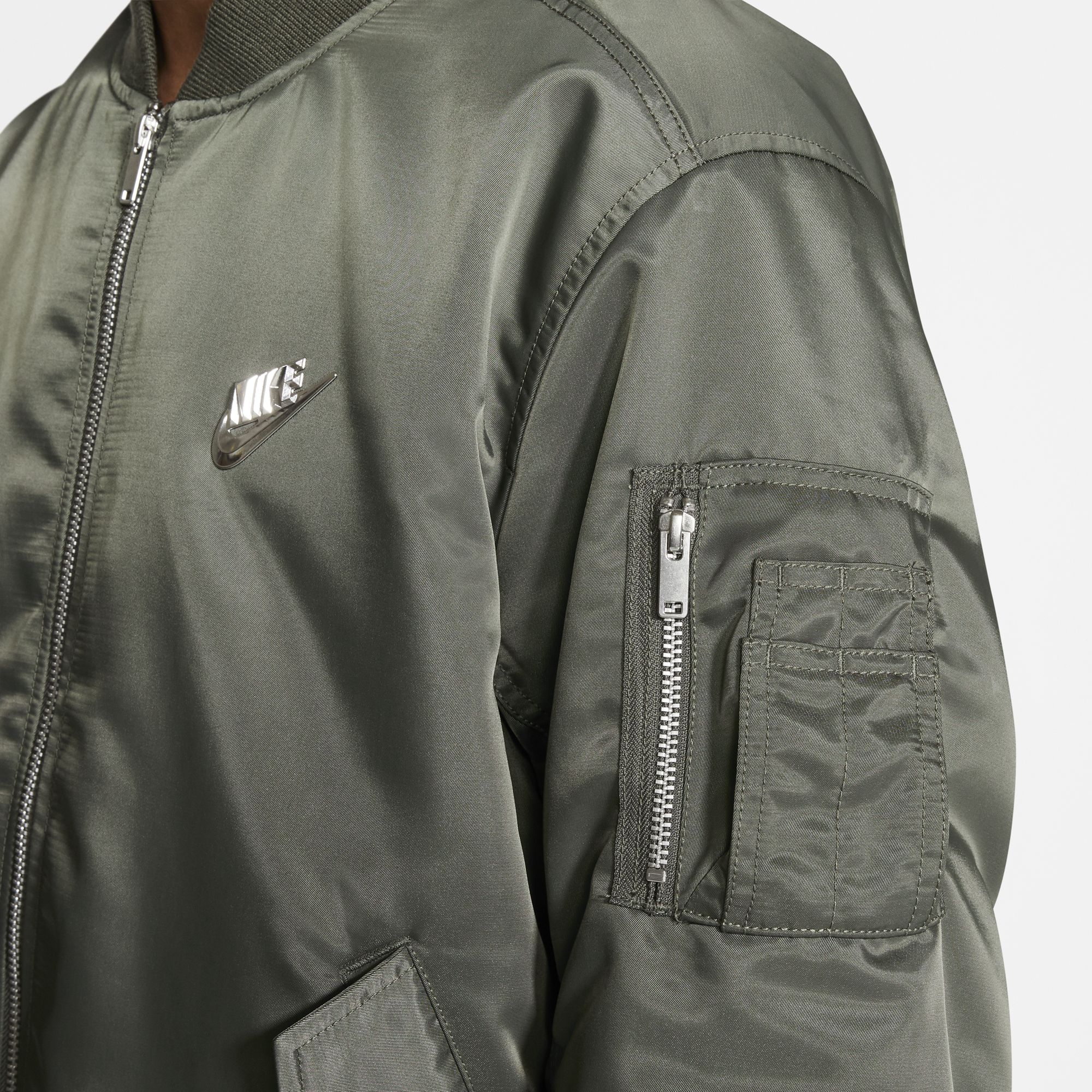 Nike Sportswear Punk Bomber Full-Zip Erkek Ceket | Barçın