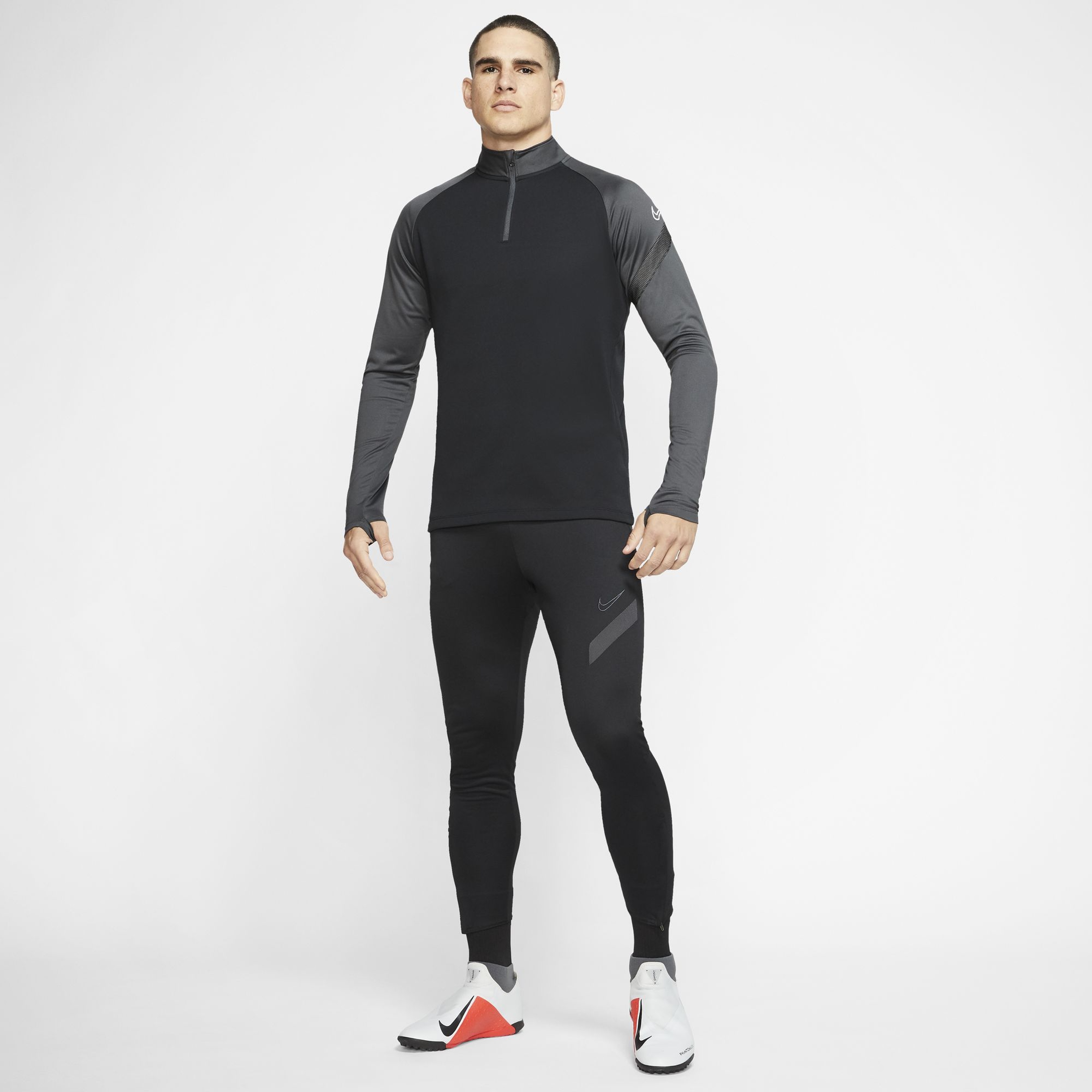 Nike Dri-Fit Academy Pro Half-Zip Long-Sleeve Erkek Tişört