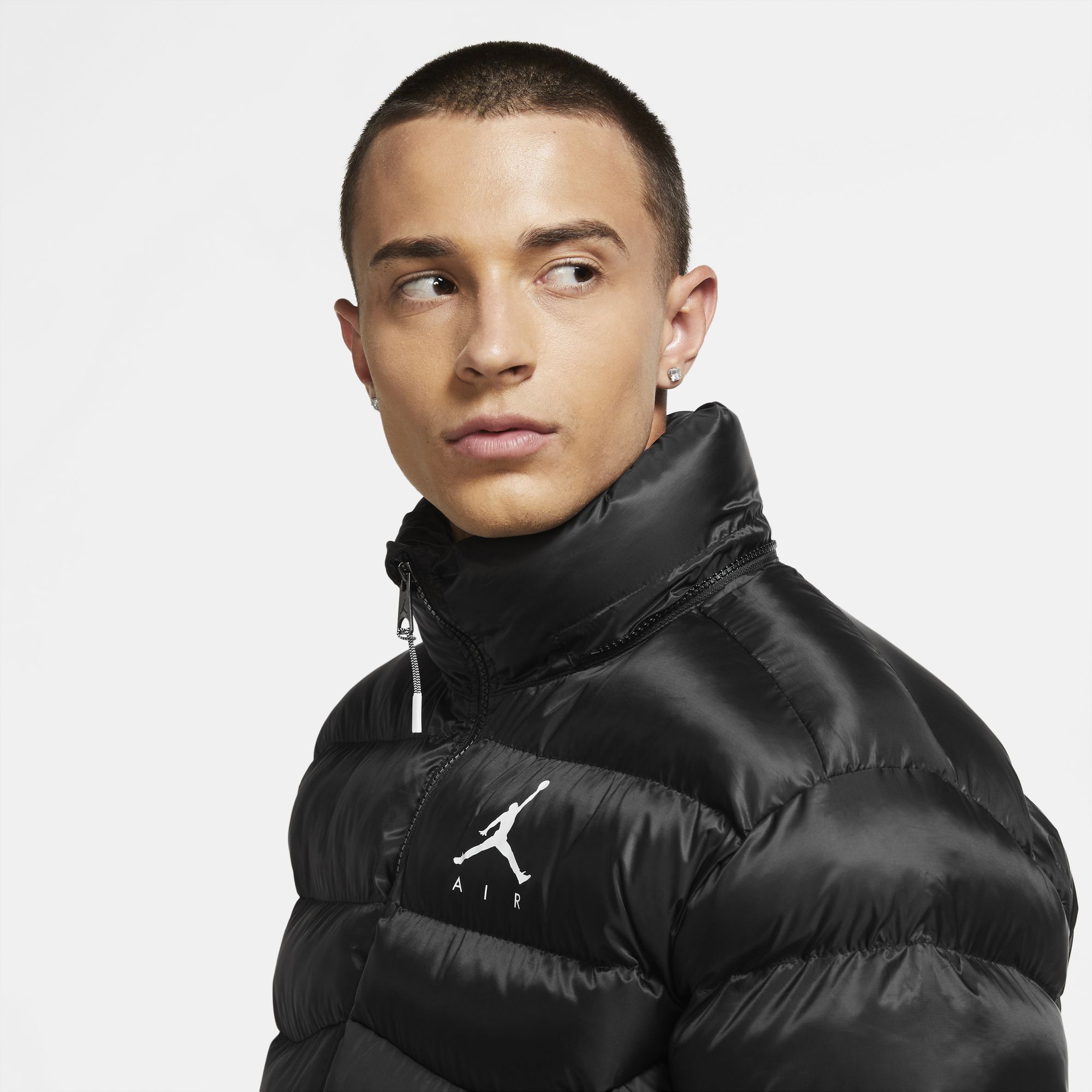 Nike Jordan Jumpman Air Puffer Full-Zip Hoodie Erkek Mont