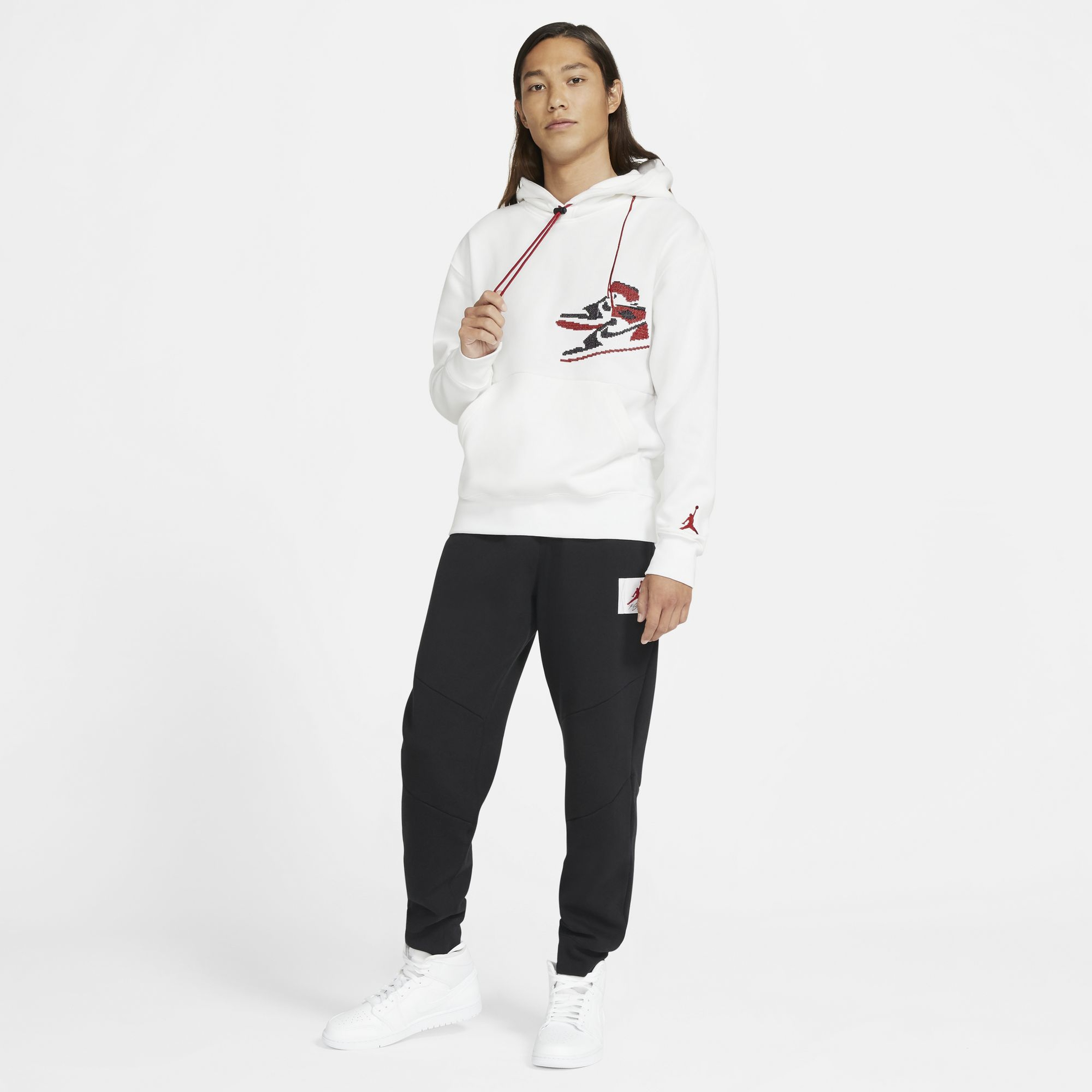 Nike Jordan Jumpman Holiday Pullover Hoodie Erkek Sweatshirt