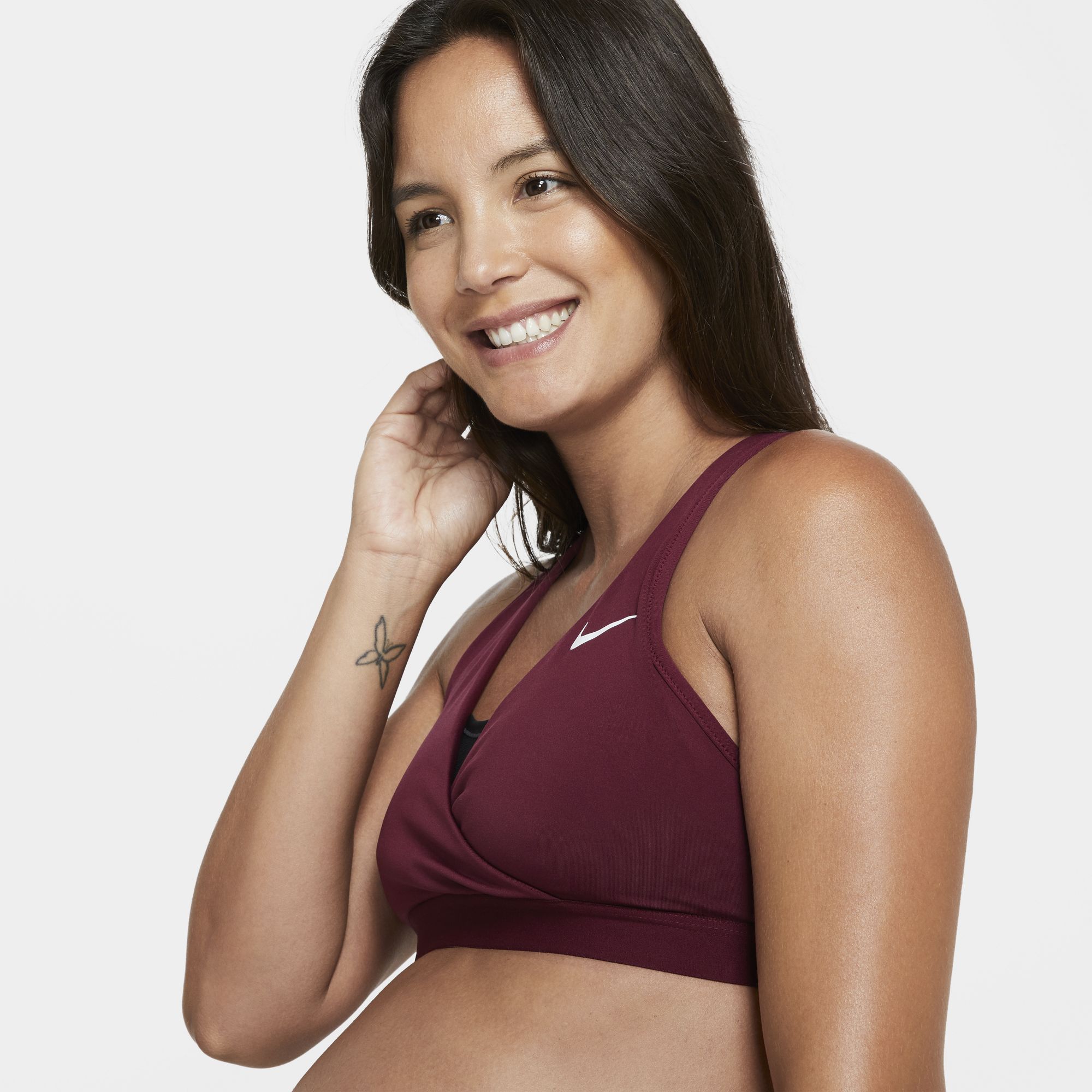 Nike Dri-Fit Swoosh Medium-Support Sports (Maternity) Kadın Bra