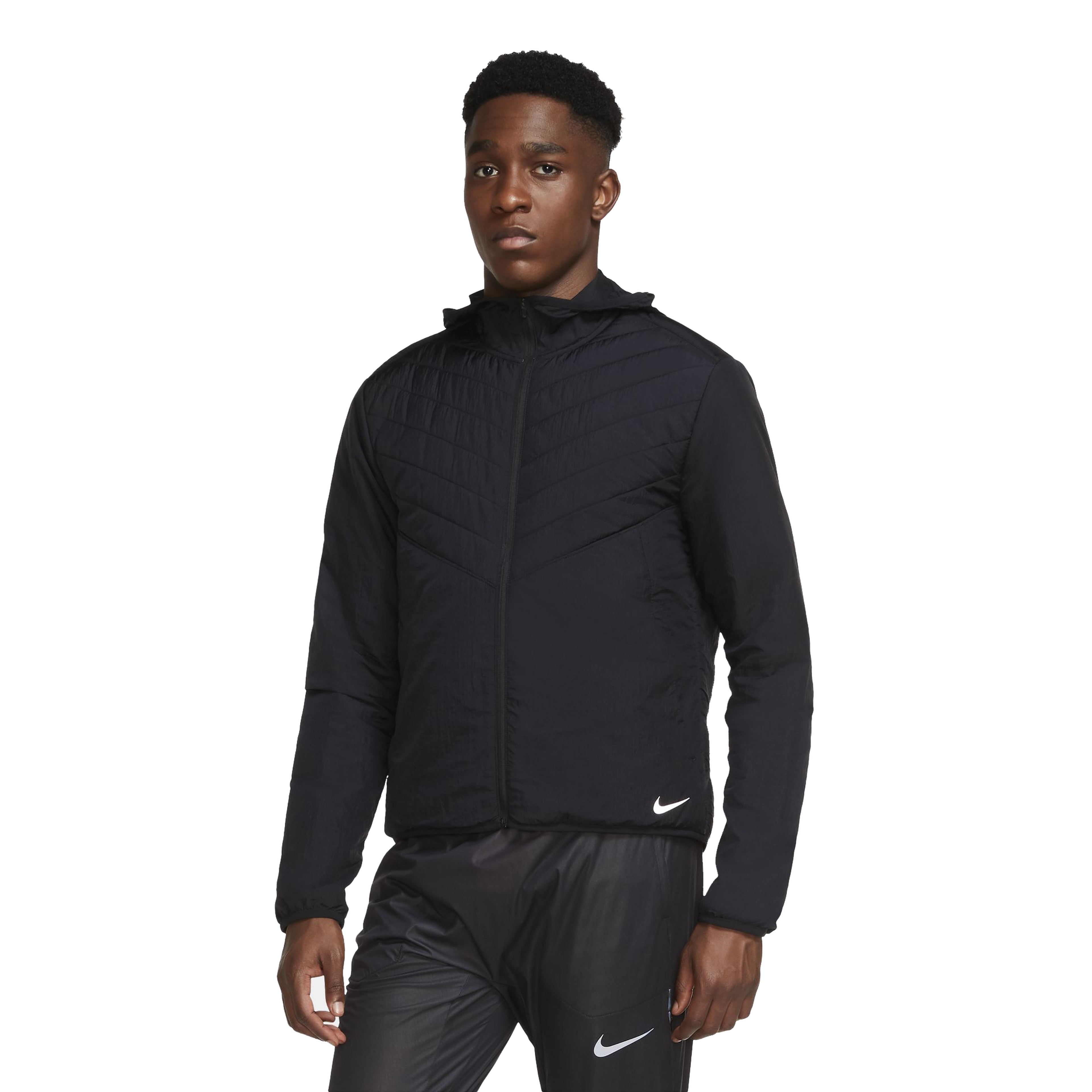 NIKE RUNNING メンズ Mサイズ エアロレイヤー ジャケットフーディー Nike AeroLayer Running Full-Zip Hoodie Erkek Ceket | Barçın