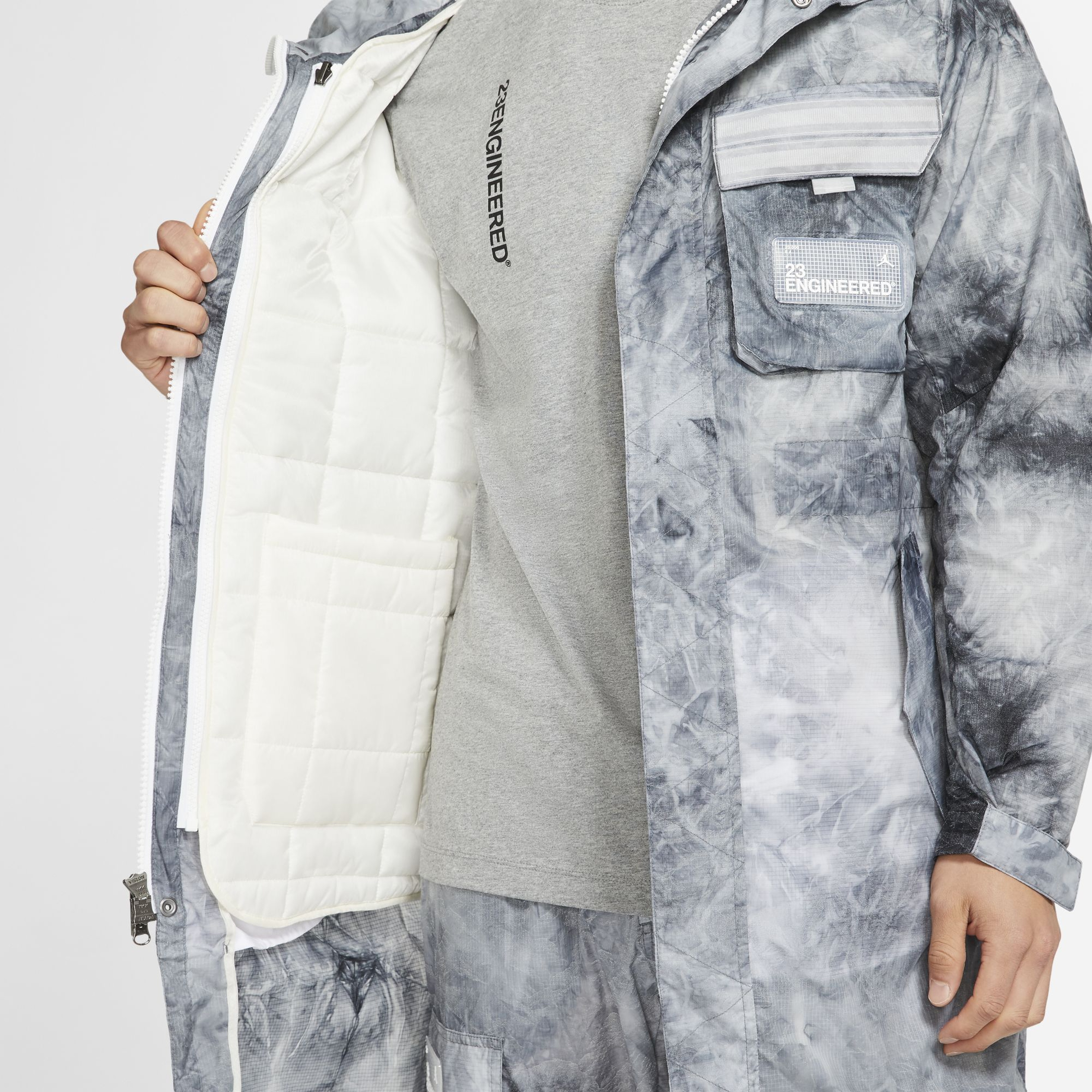 Nike Jordan 23 Engineered Printed Full-Zip Hoodie Erkek Parka