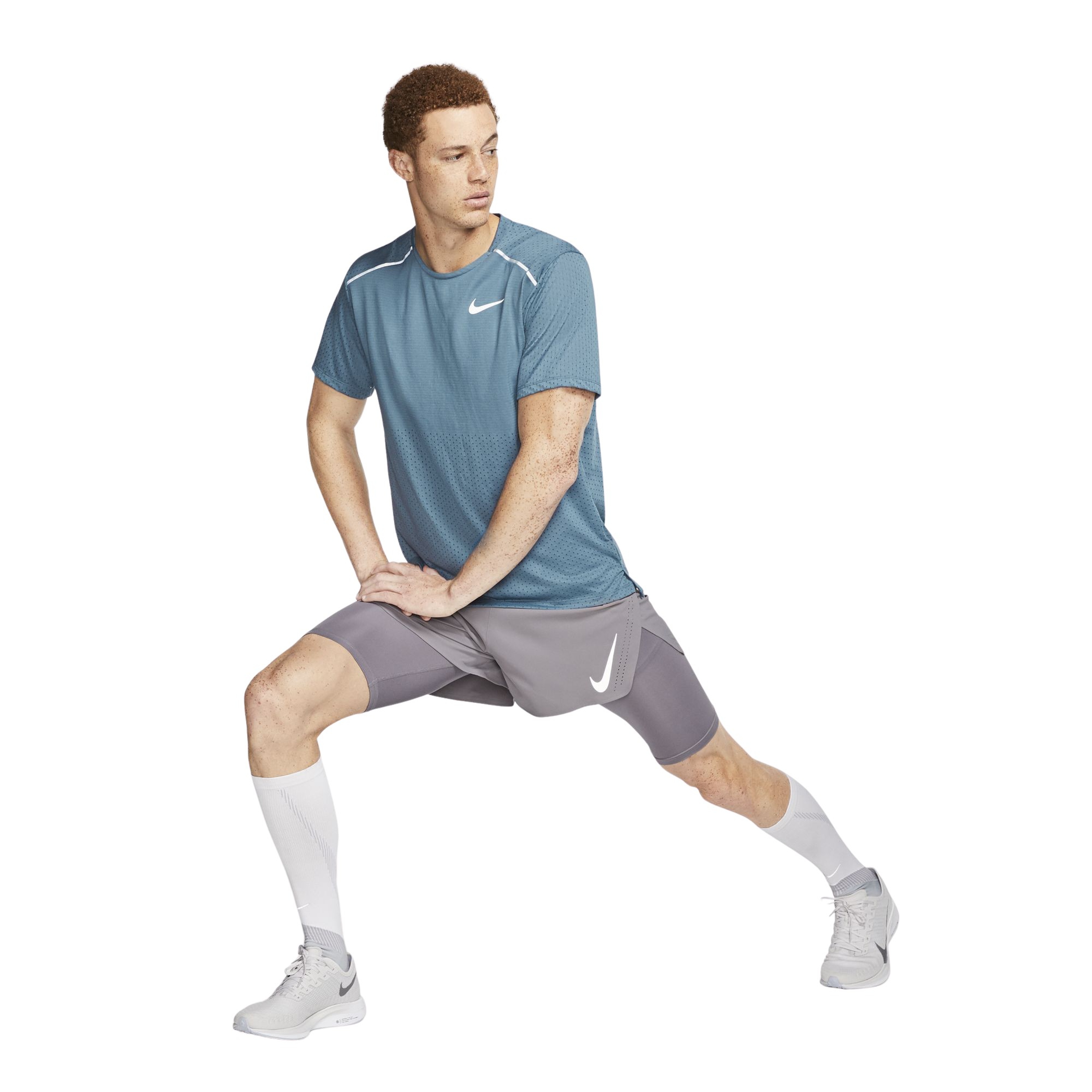 Nike Breathe Rise 365 Short Sleeve Erkek Tişört