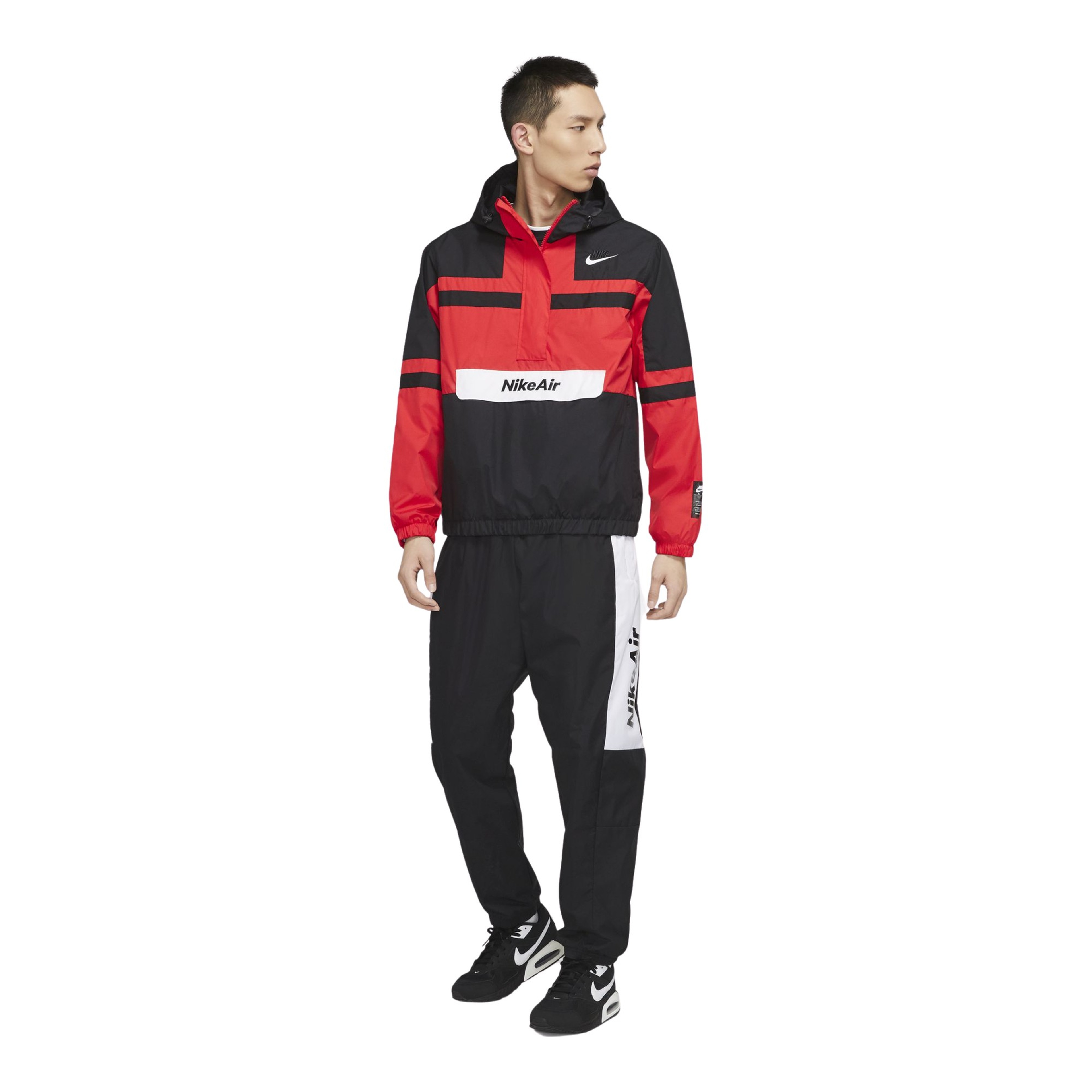 Nike Air Woven Half-Zip Hoodie Erkek Kapüşonlu Ceket