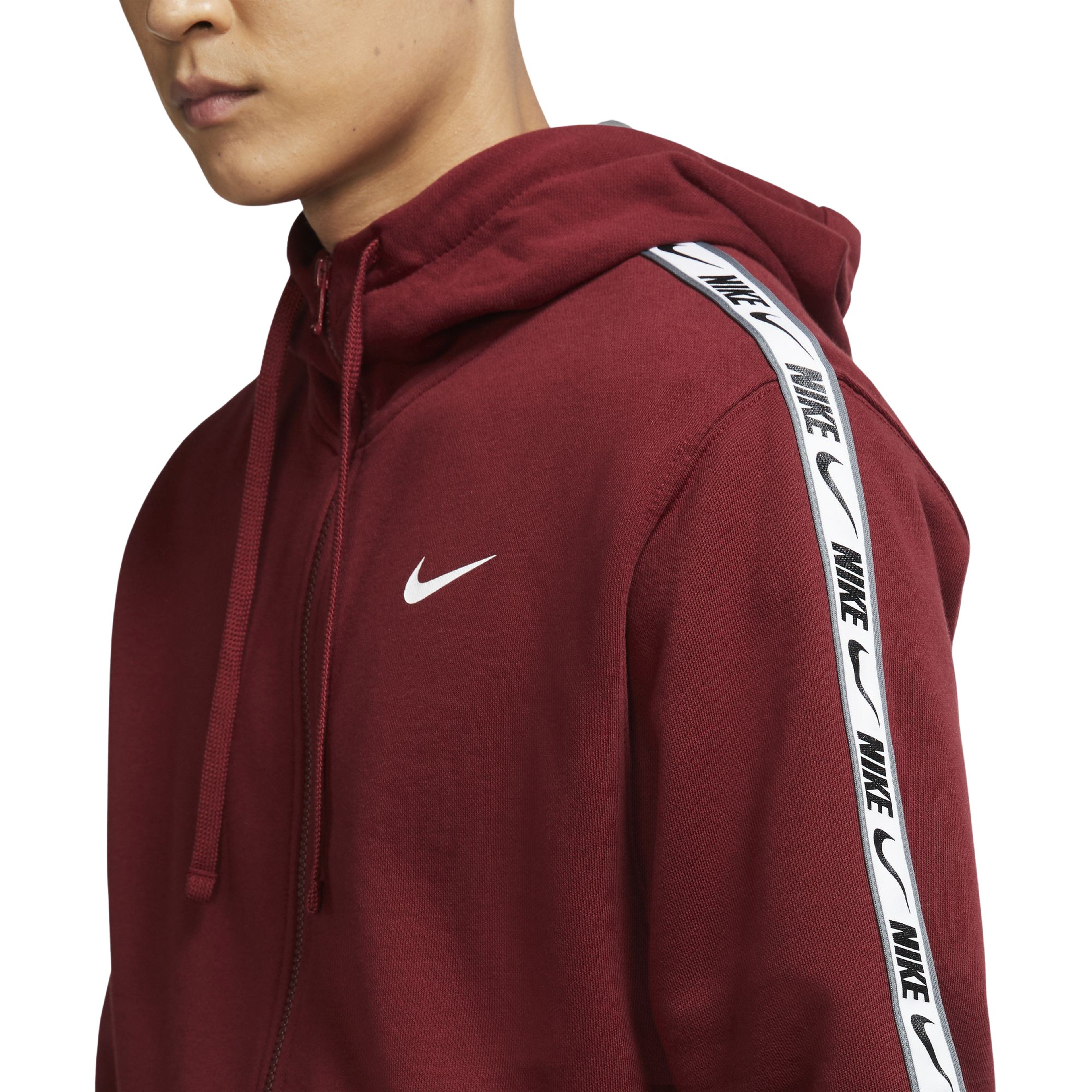 Nike Sportswear Repeat Full-Zip Training Hoodie Erkek Sweatshirt