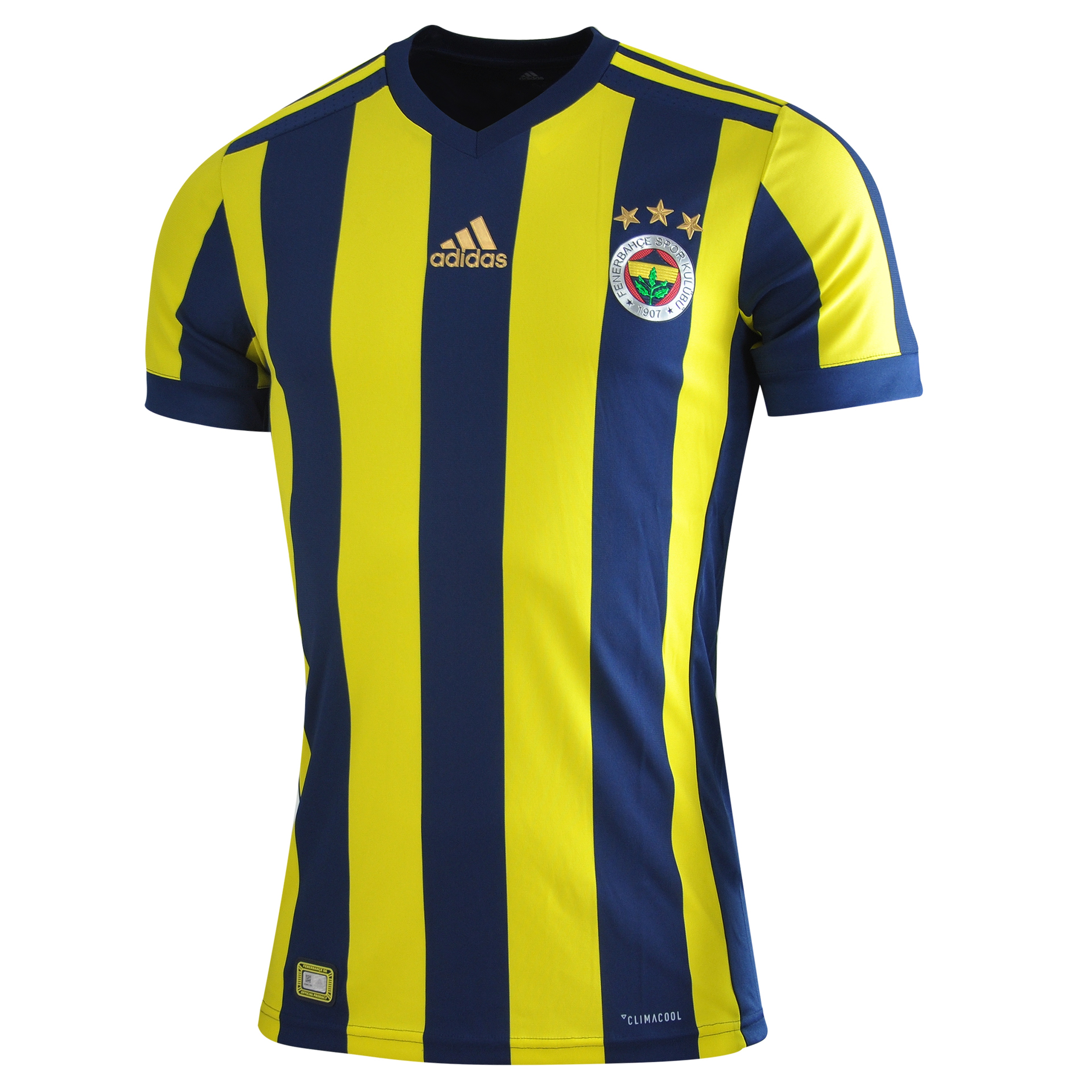 adidas Fenerbahçe 2017-2018 Staydum Çubuklu İç Saha Erkek Forma