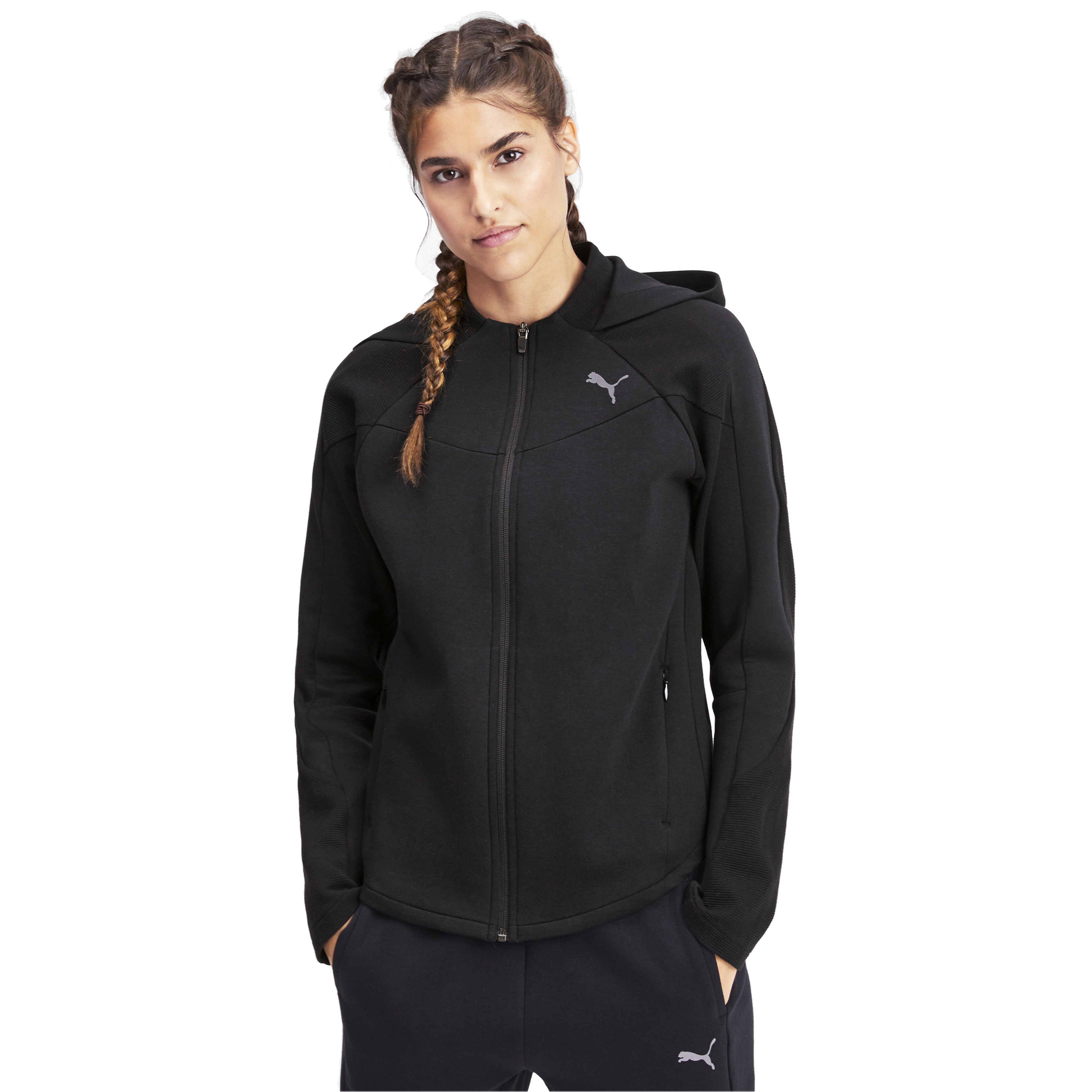 Puma EVOSTRIPE Full Zip Hoody Kapüşonlu Kadın Ceket | Barçın