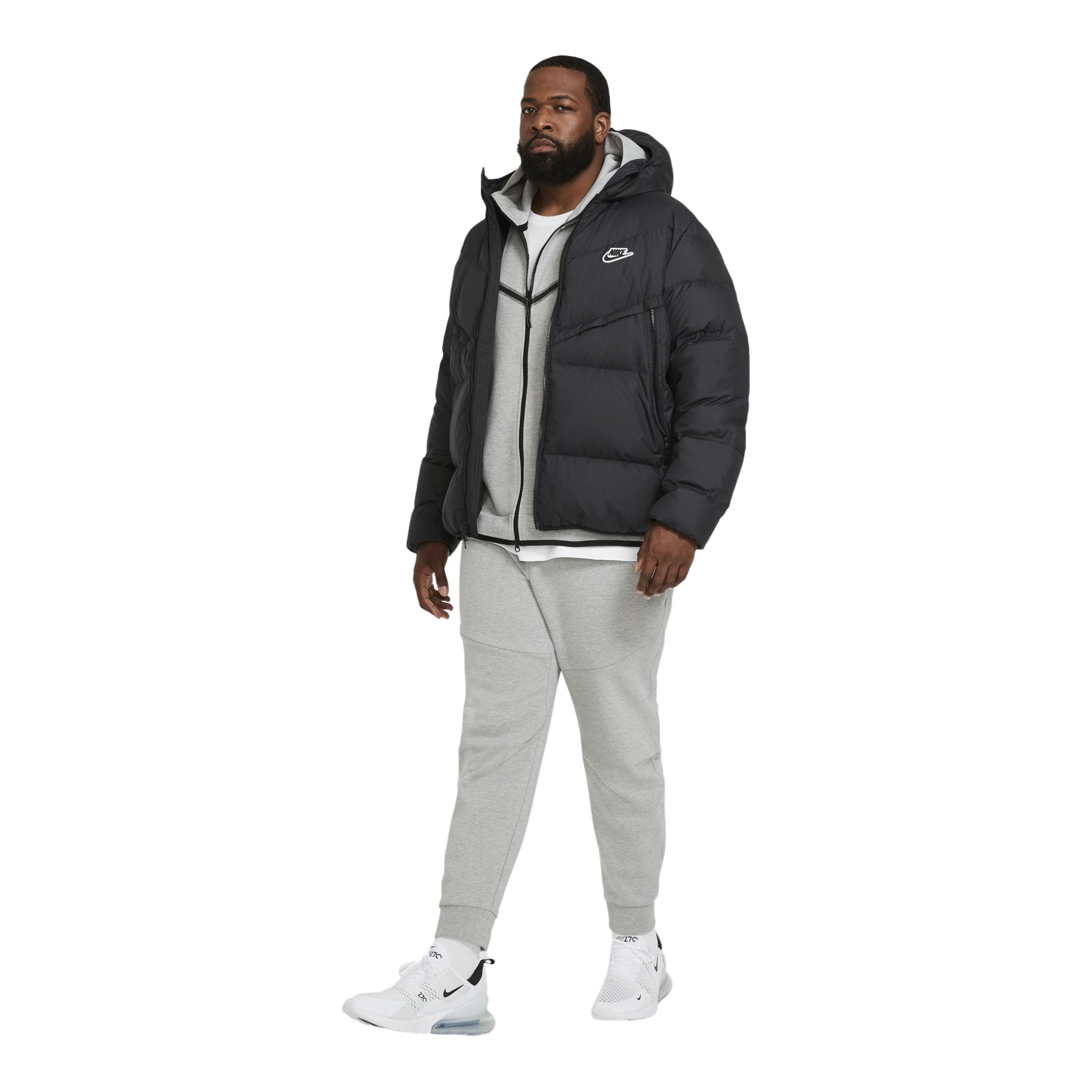 Nike Sportswear Down-Fill Windrunner Full-Zip Hoodie Erkek Mont