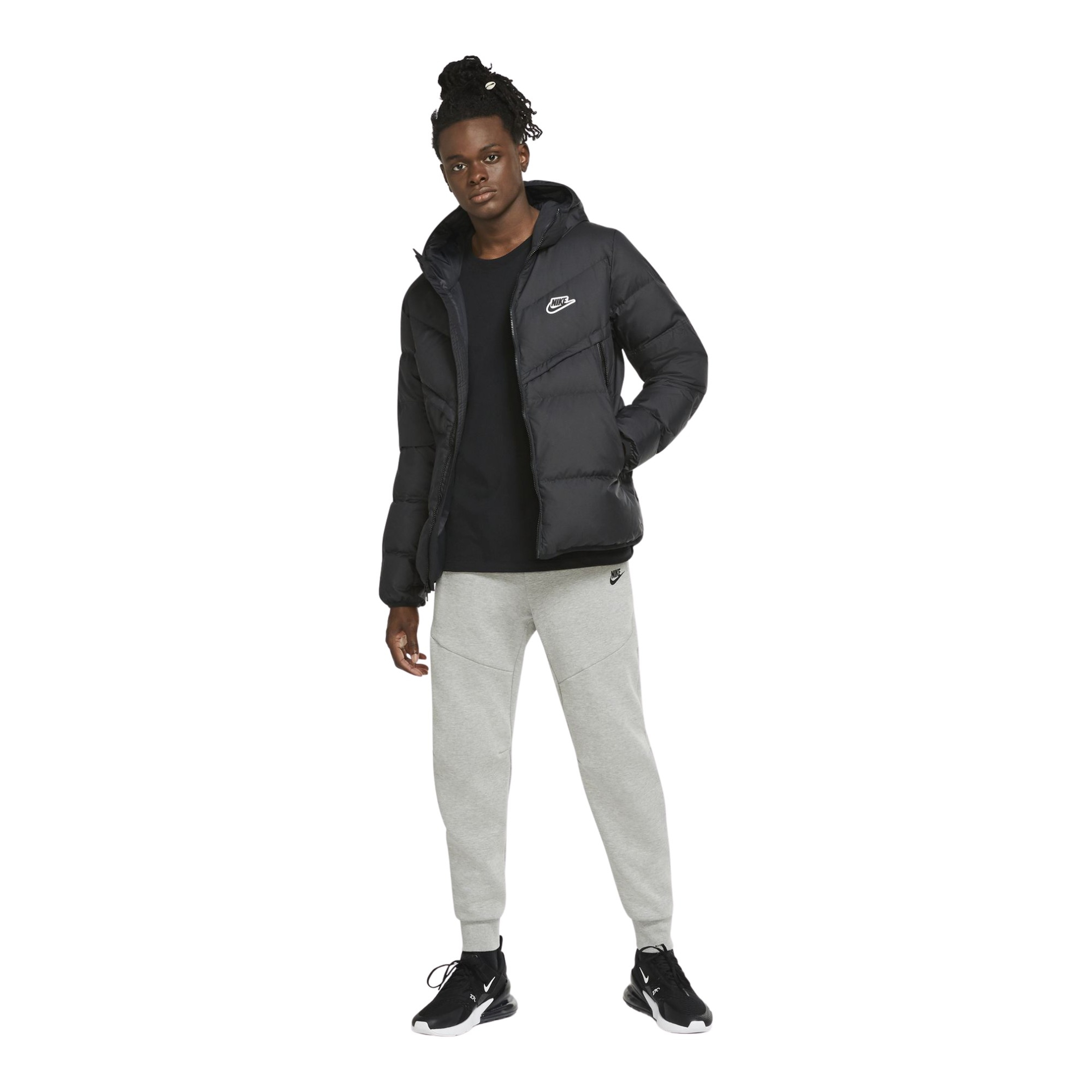 Nike Sportswear Down-Fill Windrunner Full-Zip Hoodie Erkek Mont