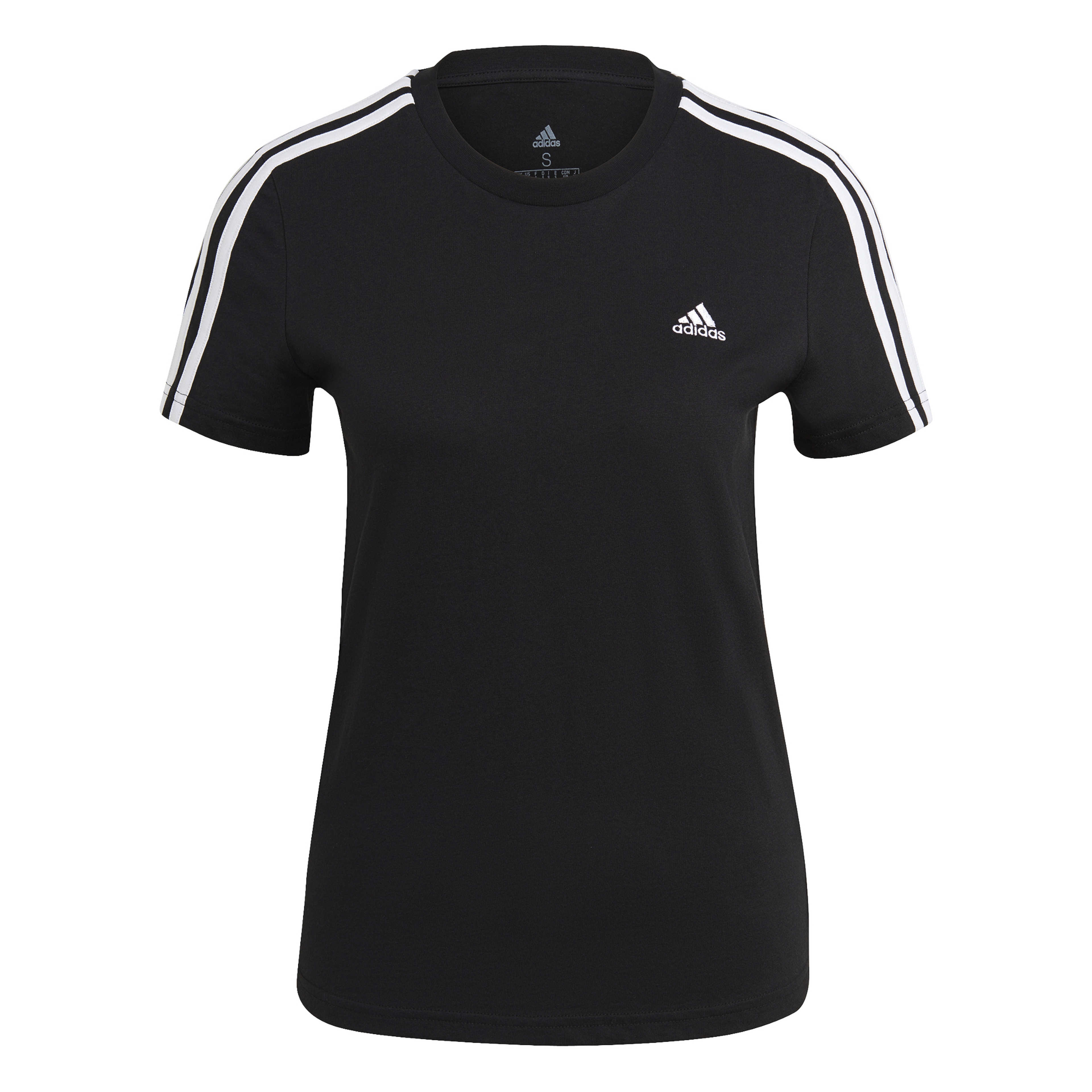 adidas Essentials Slim 3-Stripes Short-Sleeve Kadın Tişört