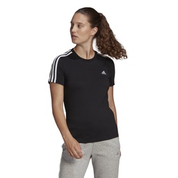 adidas Essentials Slim 3-Stripes Short-Sleeve Kadın Tişört