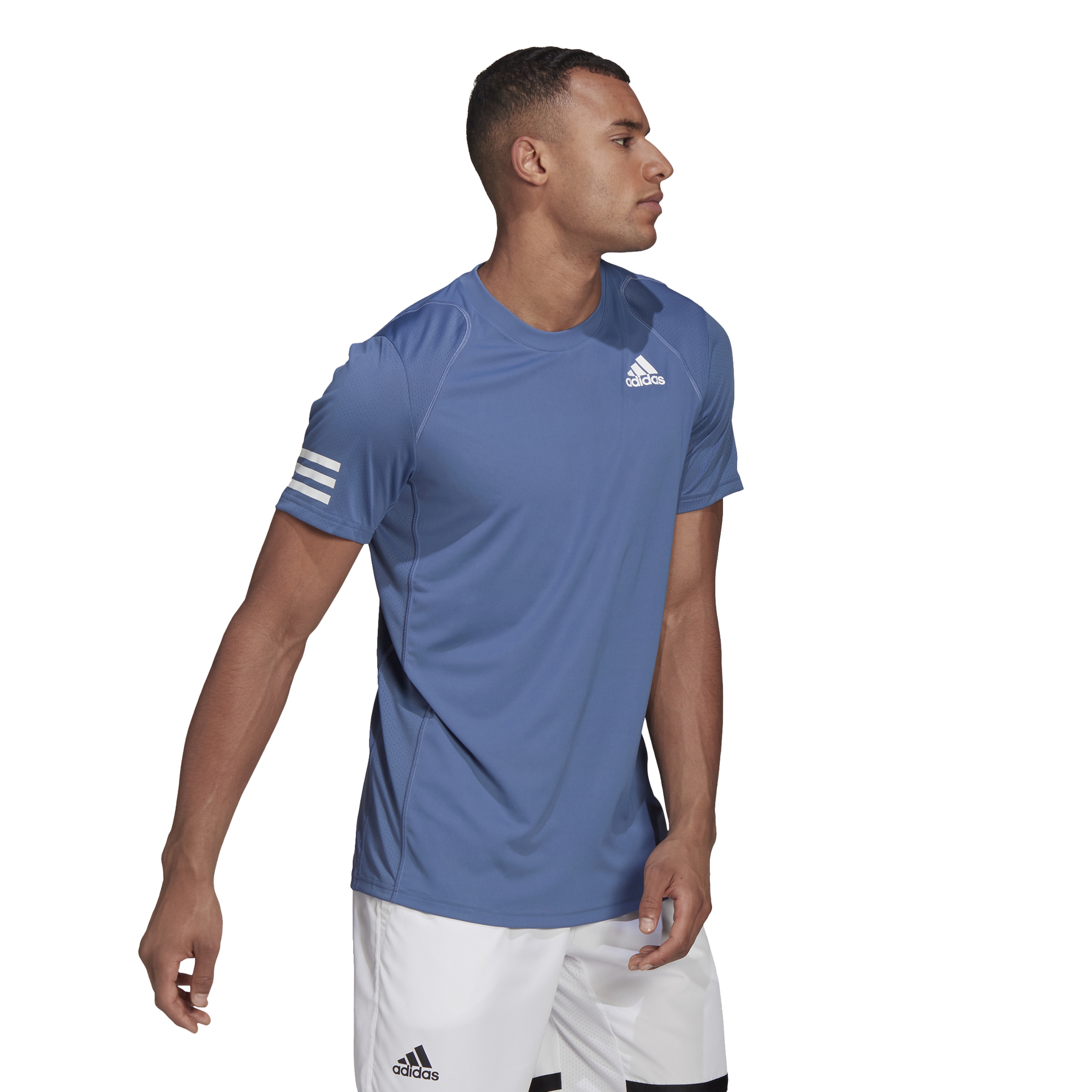 adidas Club Tennis 3-Stripes Short-Sleeve Erkek Tişört