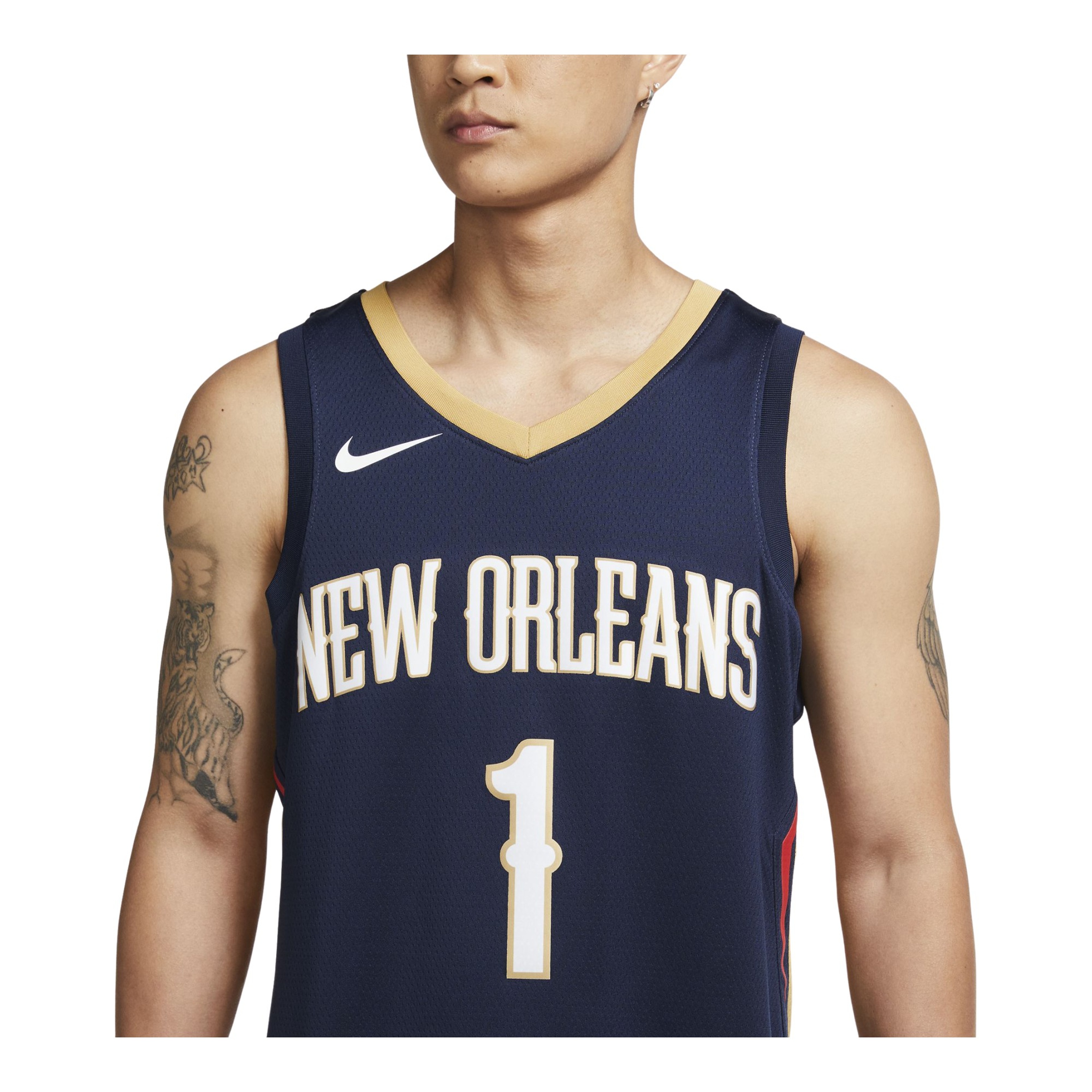 Nike Zion Williamson Pelicans Icon Edition 2020 NBA Swingman Jersey Erkek Forma
