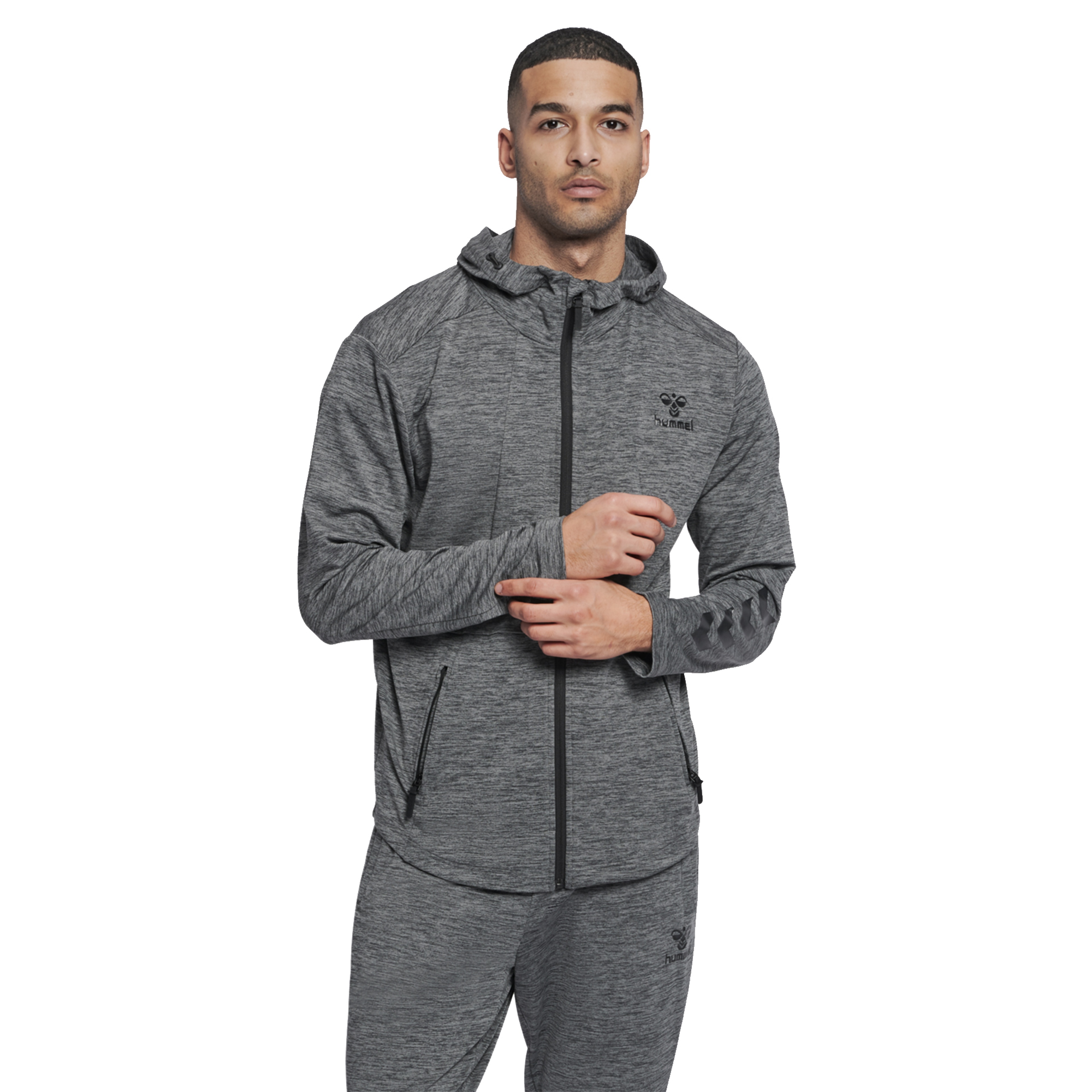 Hummel Aston Full-Zip Hoodie Erkek Sweatshirt