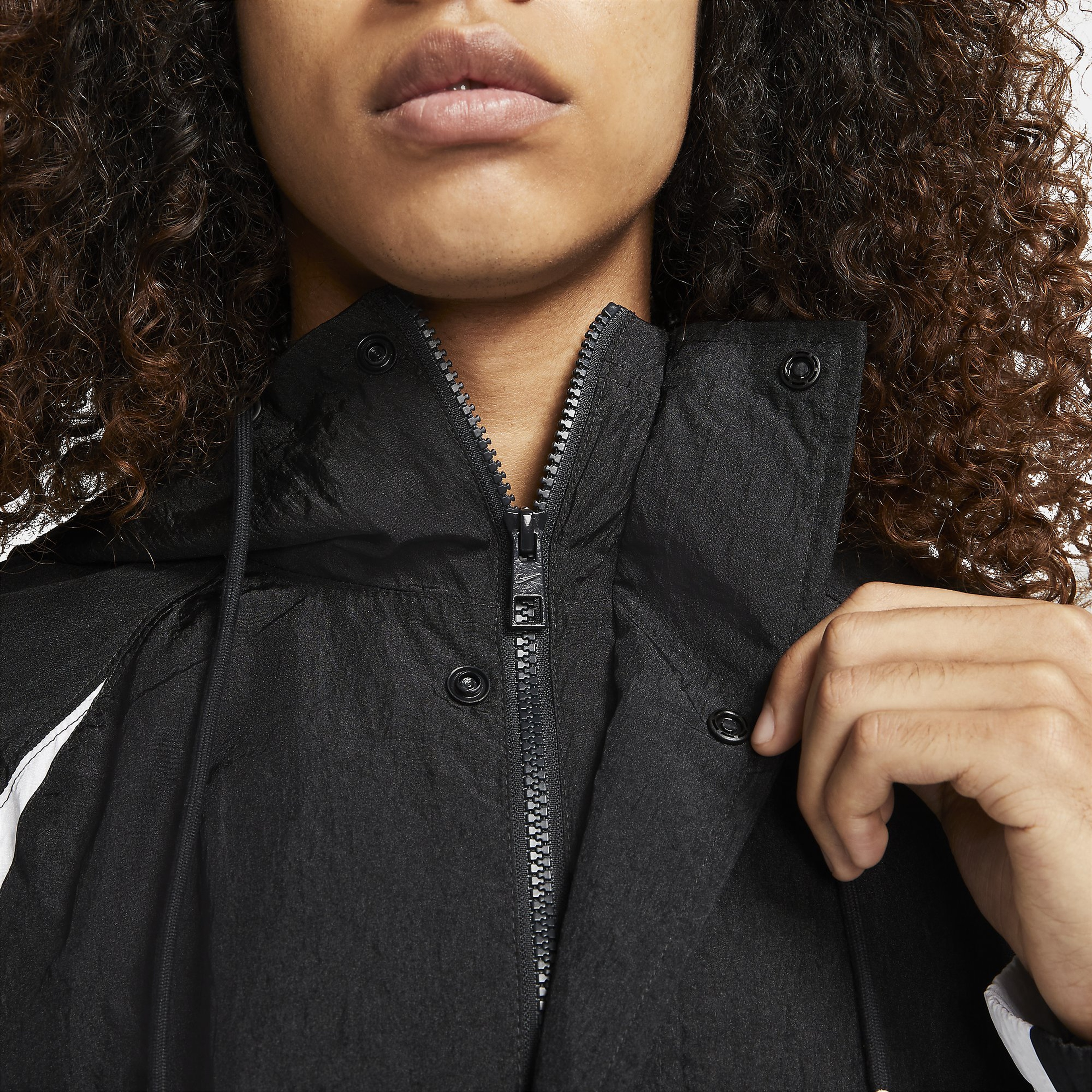 Nike Sportswear Swoosh Woven Lined Full-Zip Hoodie Erkek Ceket