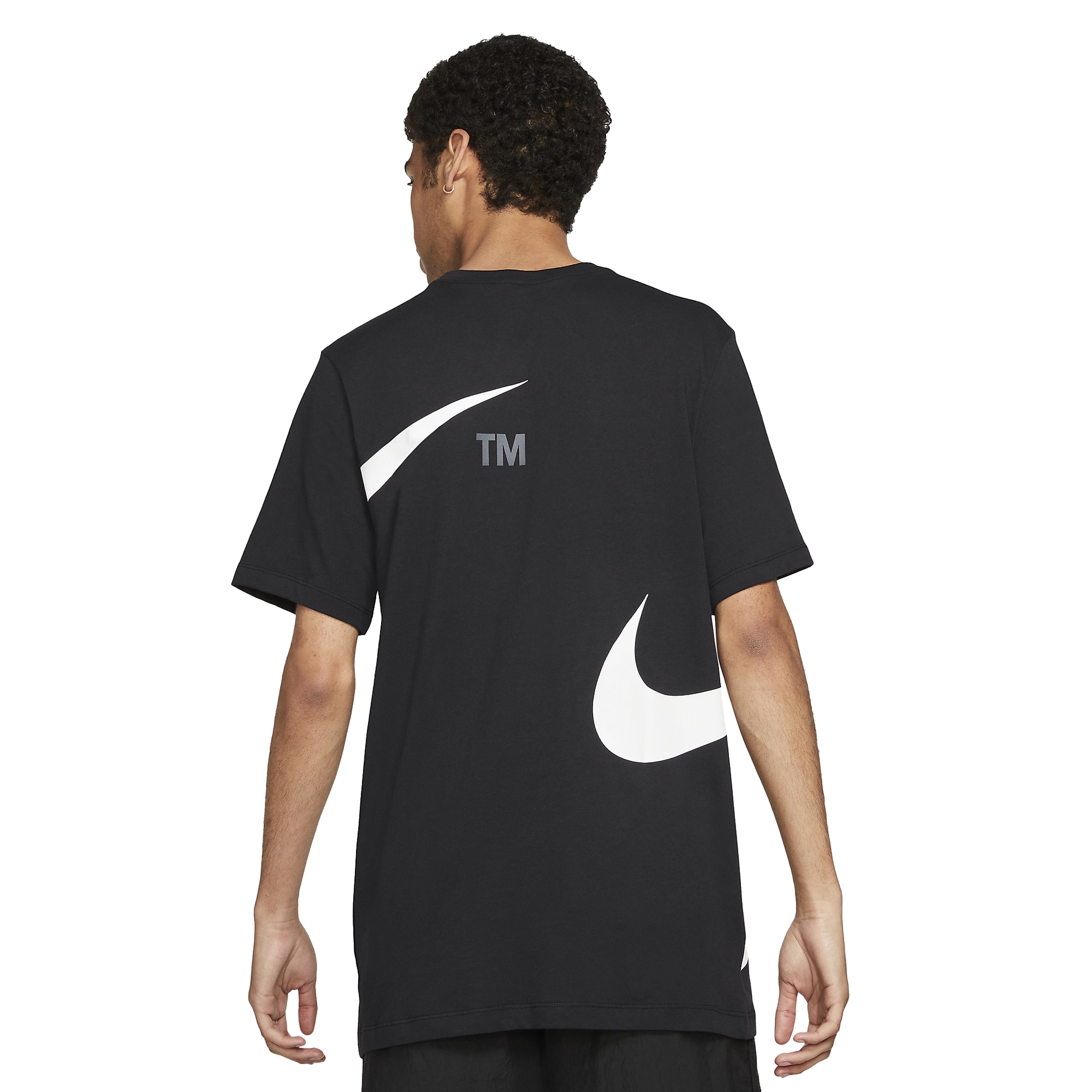 Nike Sportswear Swoosh Pullover Semi-Brushed-Back Short-Sleeve Erkek Tişört