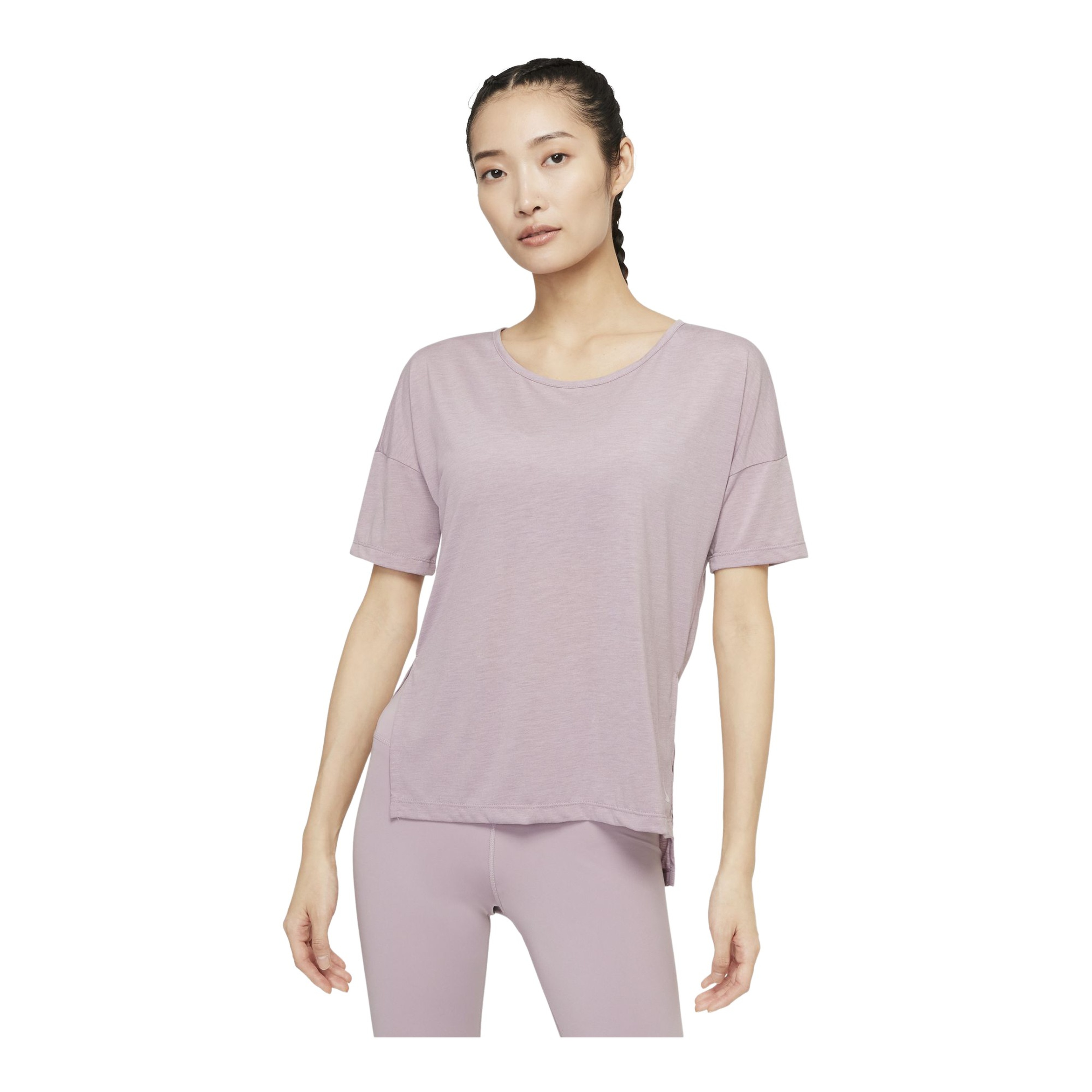 Nike Yoga Dri-Fit Short-Sleeve Kadın Tişört