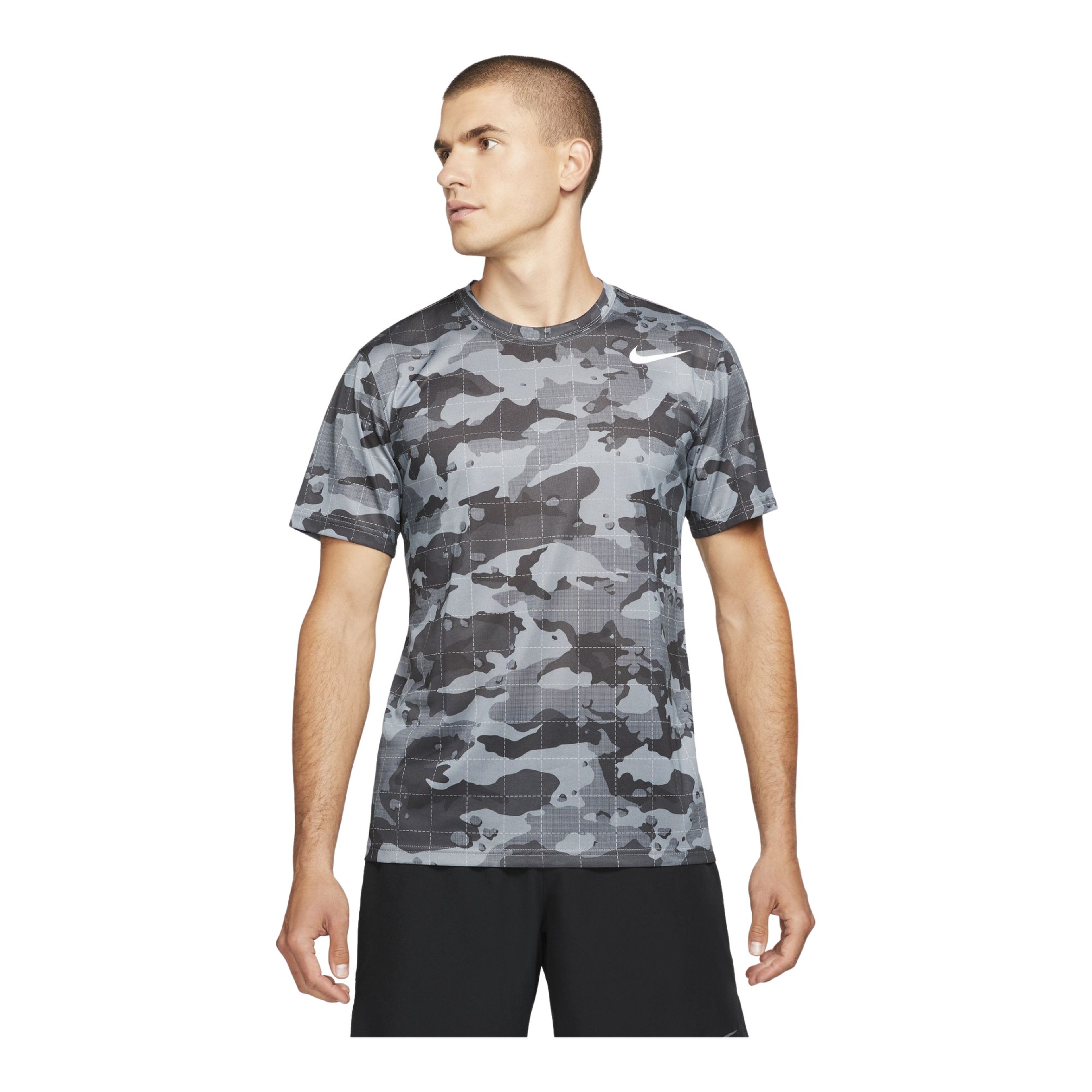 Nike Dri-Fit Camouflage Training Short-Sleeve Erkek Tişört