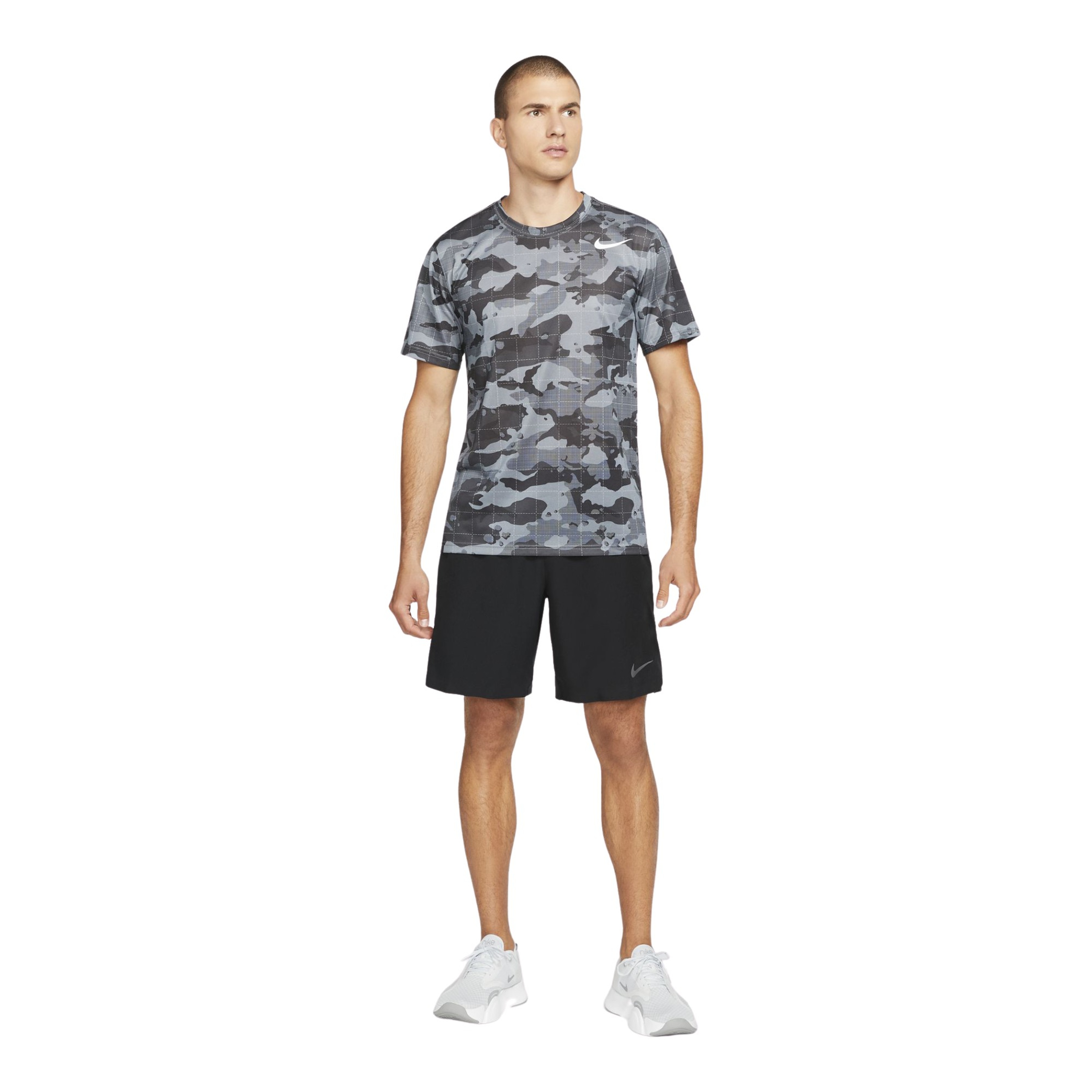 Nike Dri-Fit Camouflage Training Short-Sleeve Erkek Tişört