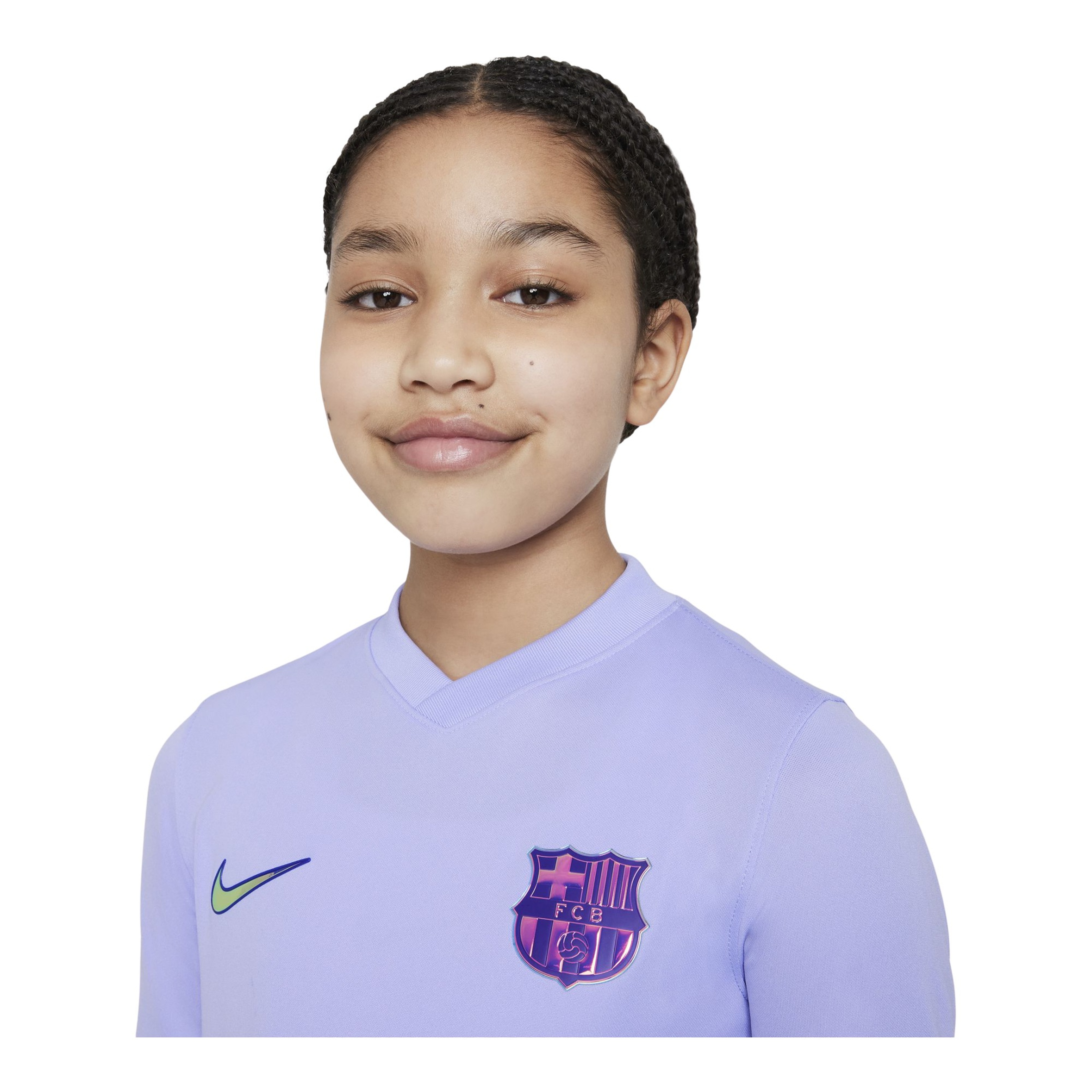 Nike FC Barcelona 2021-2022 Stadyum Deplasman Çocuk Forma