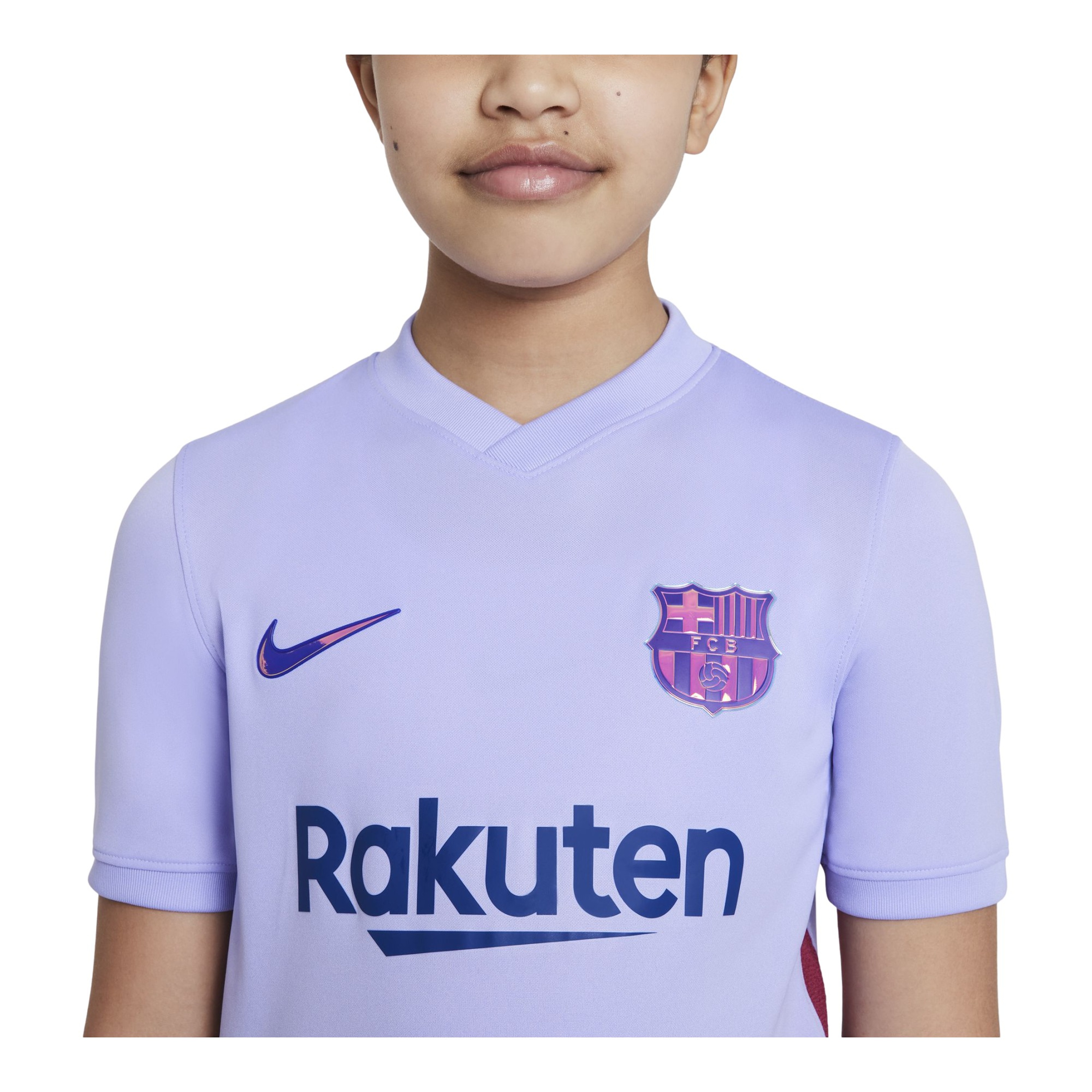 Nike FC Barcelona 2021-2022 Stadyum Deplasman Çocuk Forma